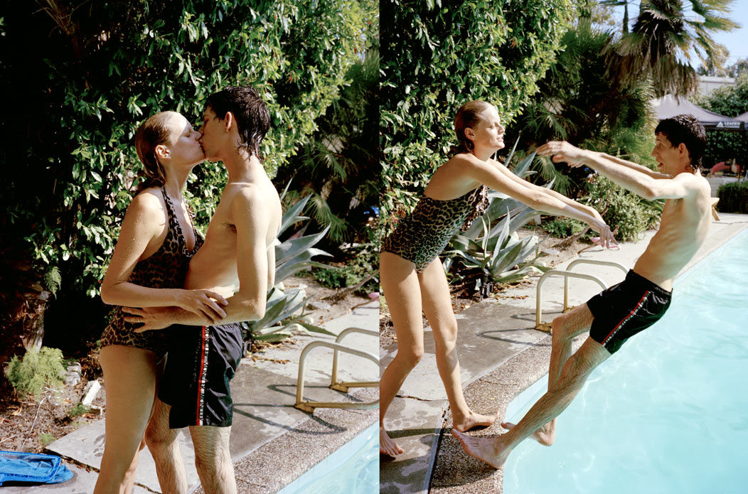 Browns Fashion Shoot This Is Suburbia Hanne Gaby Odiele and John Swiatek