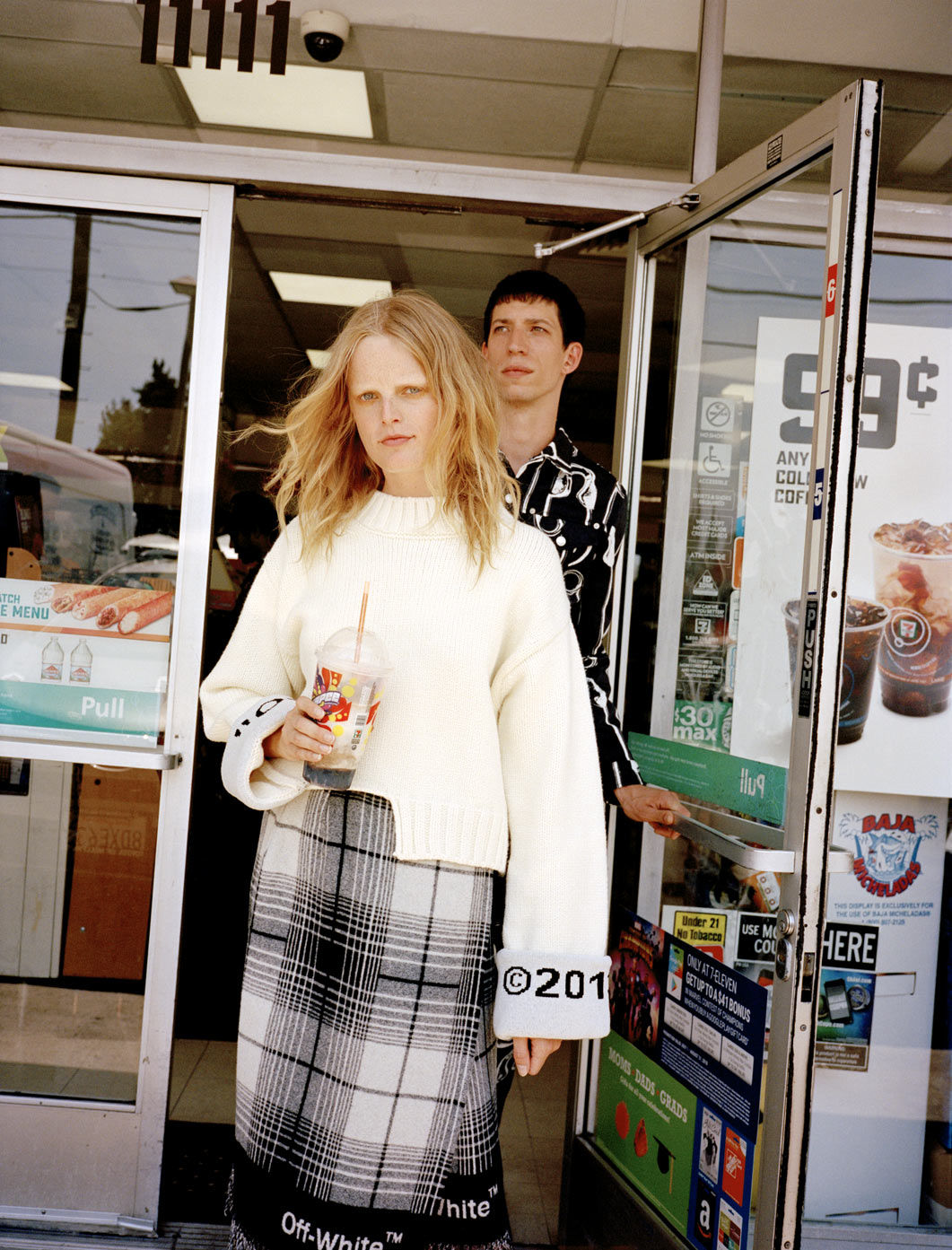Browns Fashion Shoot This Is Suburbia Hanne Gaby Odiele and John Swiatek
