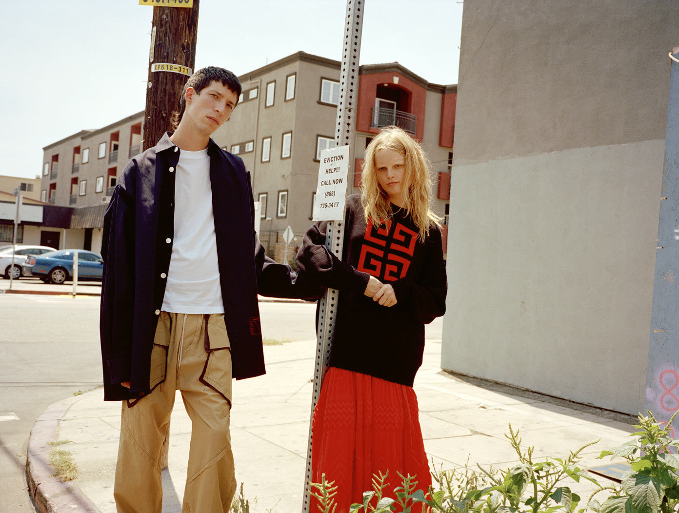 Browns Fashion Shoot This Is Suburbia Hanne Gaby Odiele and John Swiatek