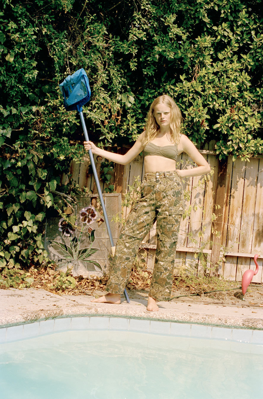 Browns Fashion Shoot This Is Suburbia Hanne Gaby Odiele and John Swiatek