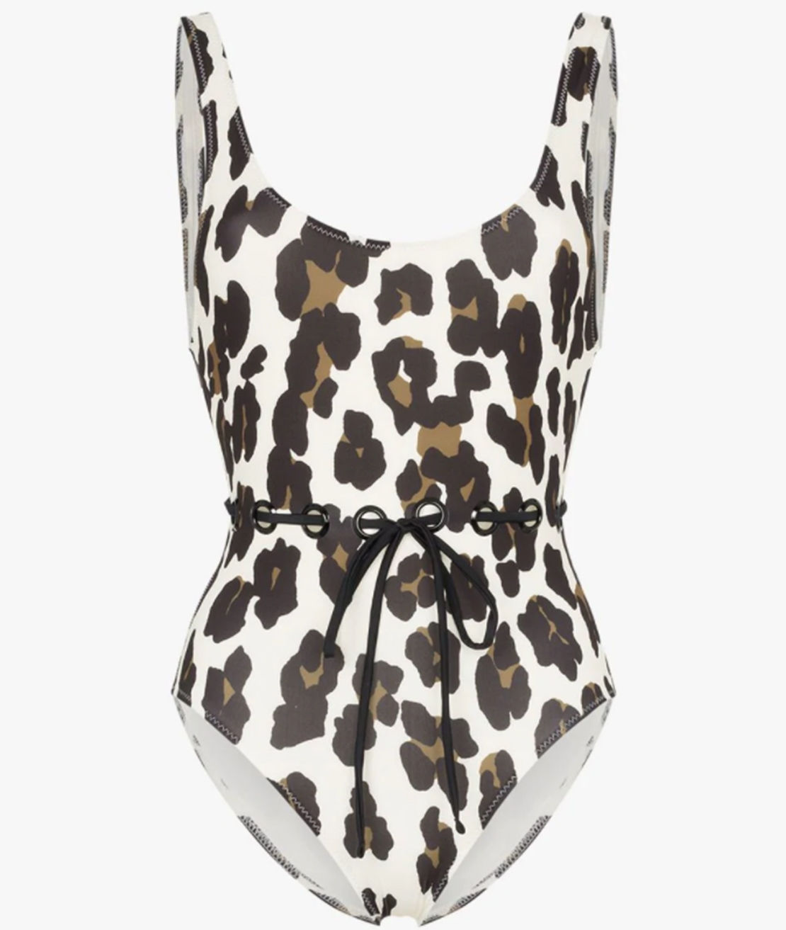 Solid & Striped Anne Marie Leopard Print Swimsuit
