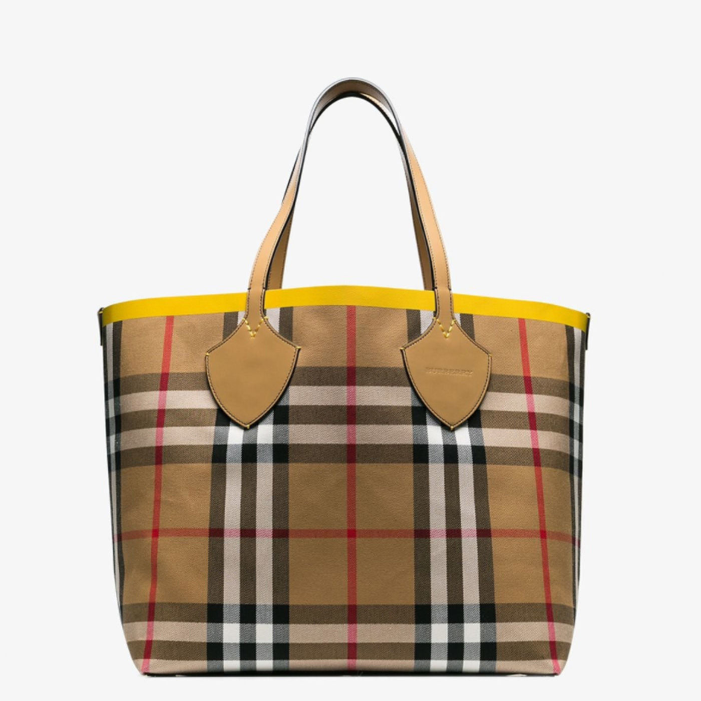 Burberry Giant Check Print Tote