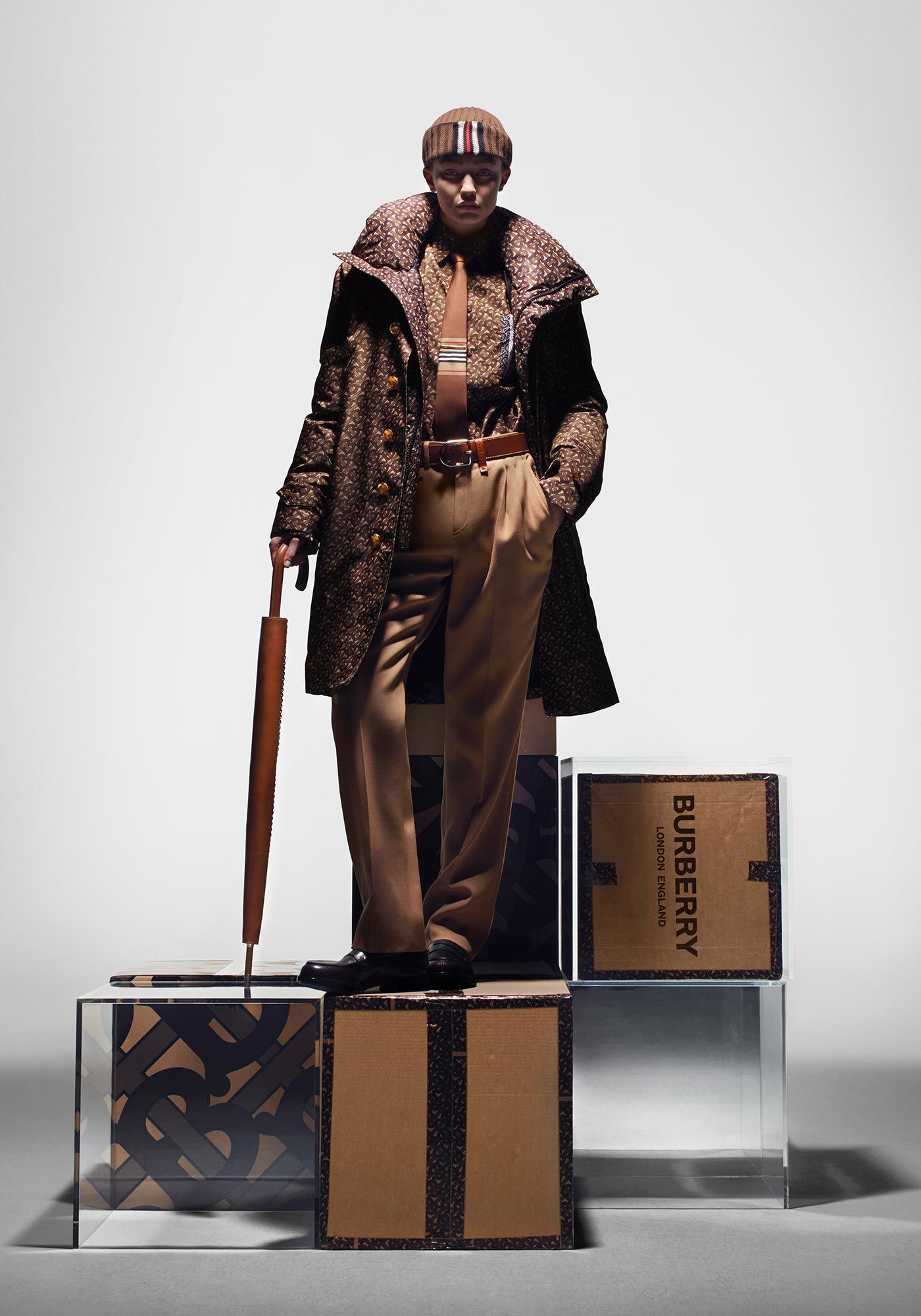Gigi Hadid Burberry Monogram AW19