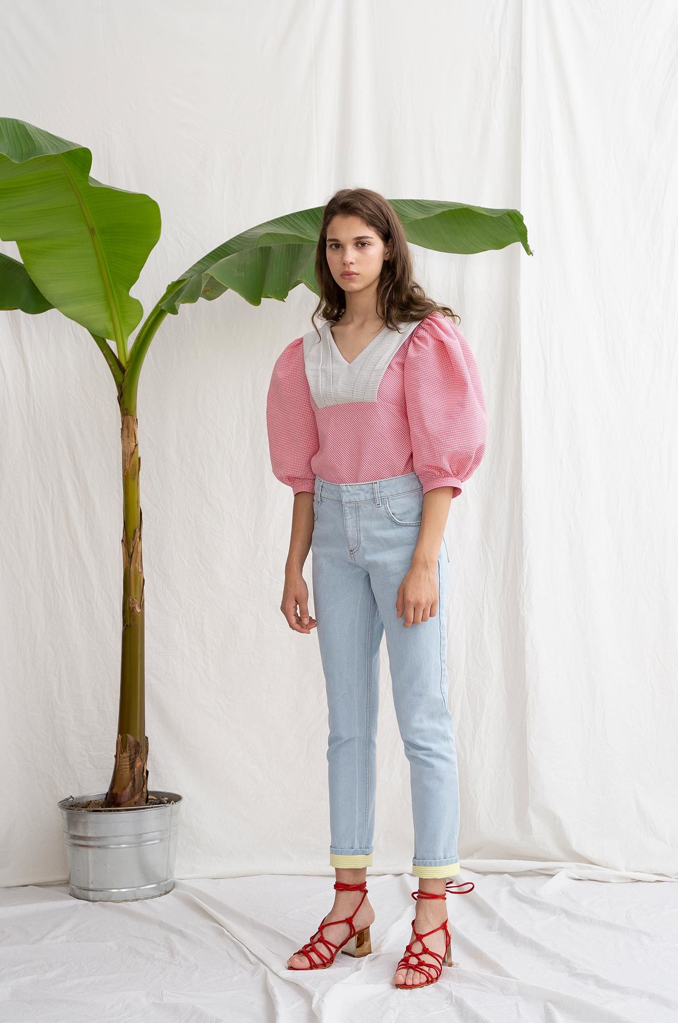 N Duo Sweet Sunday Balloon Sleeve Bodysuit
