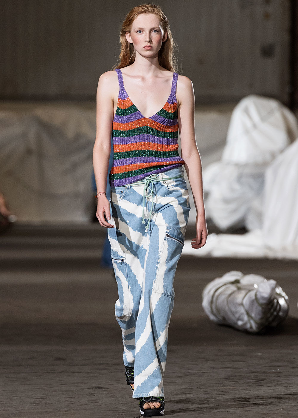 Ganni SS19 Adler Lurex Cami