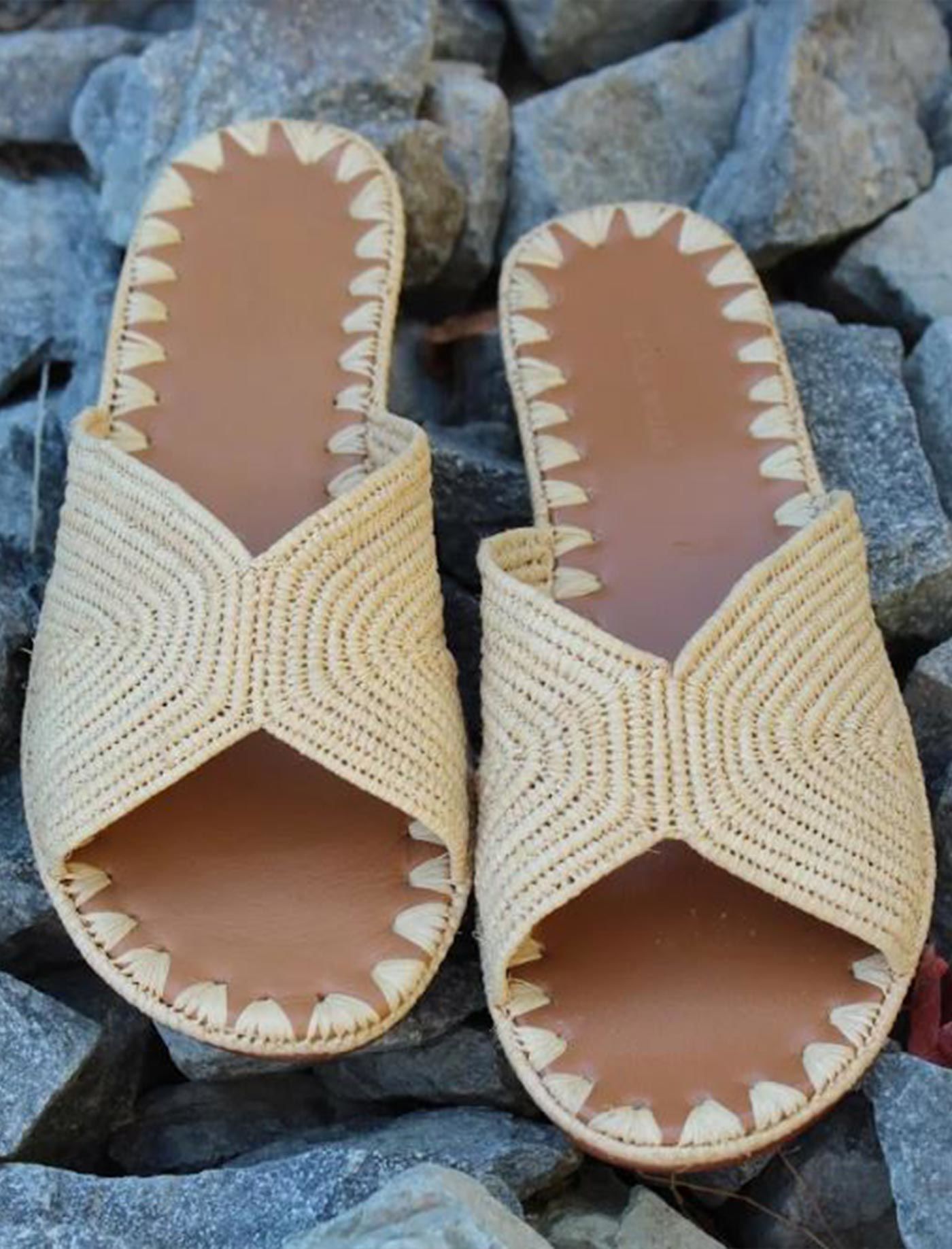 Carrie Forbes Salon Raffia Sandals