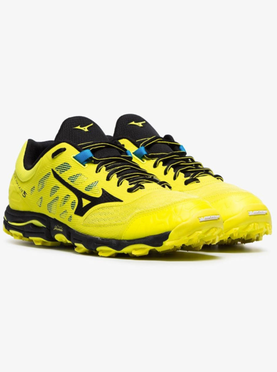 Mizuno Yellow Wave Hayate 5 Sneakers