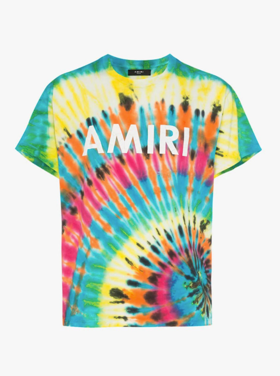 Amiri Tie-Dye Logo T-Shirt