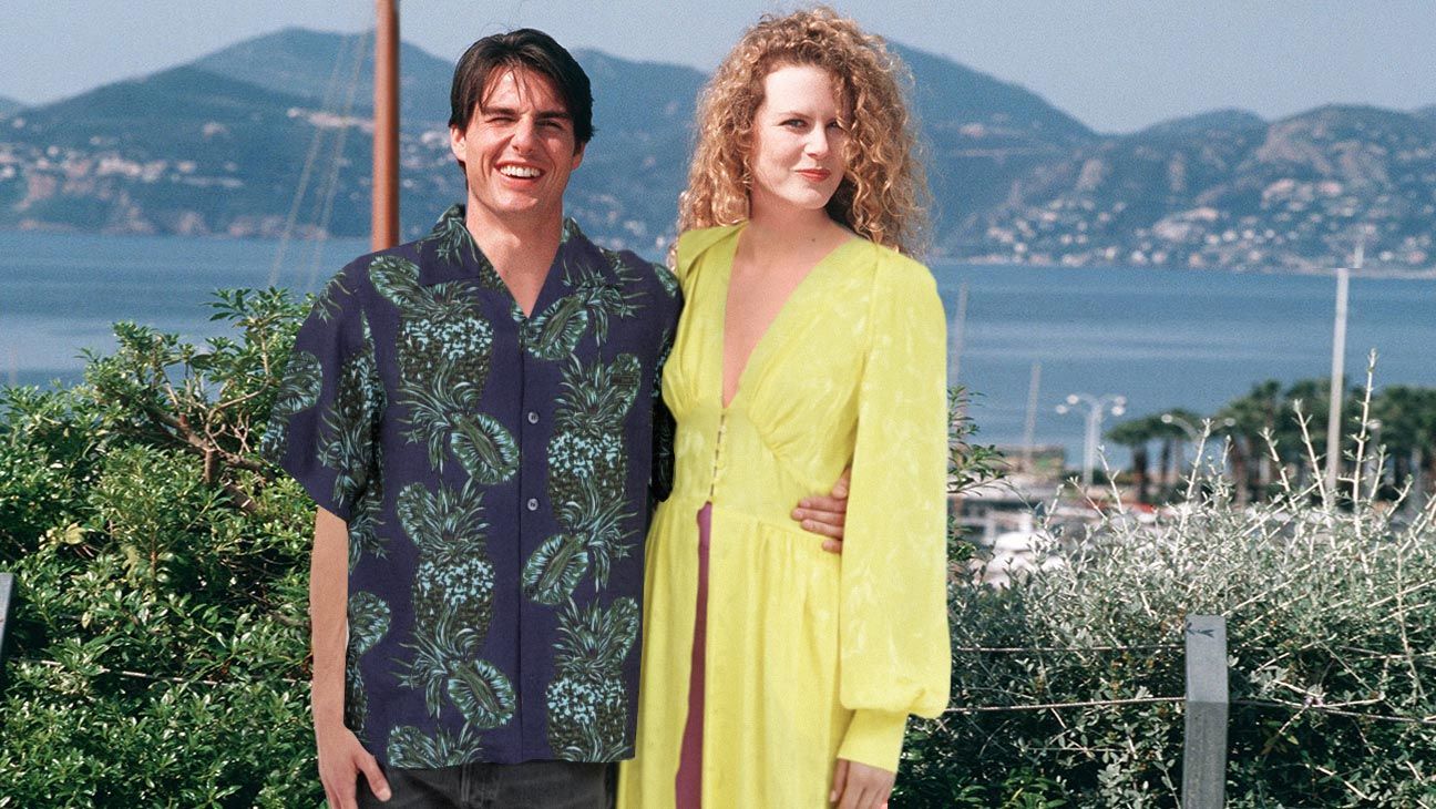 Browns Fashion - Tom is wearing shirt by PRADA and jeans by BALENCIAGA Nicole is wearing dress by ATTICO and trousers by ROKSANDA