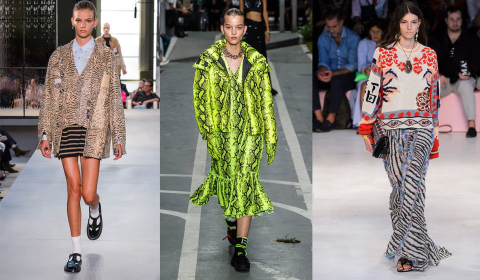 Burberry, Off-White, Etro SS19
