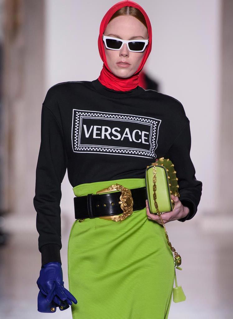 Versace Vintage 90s Logo Sweatshirt