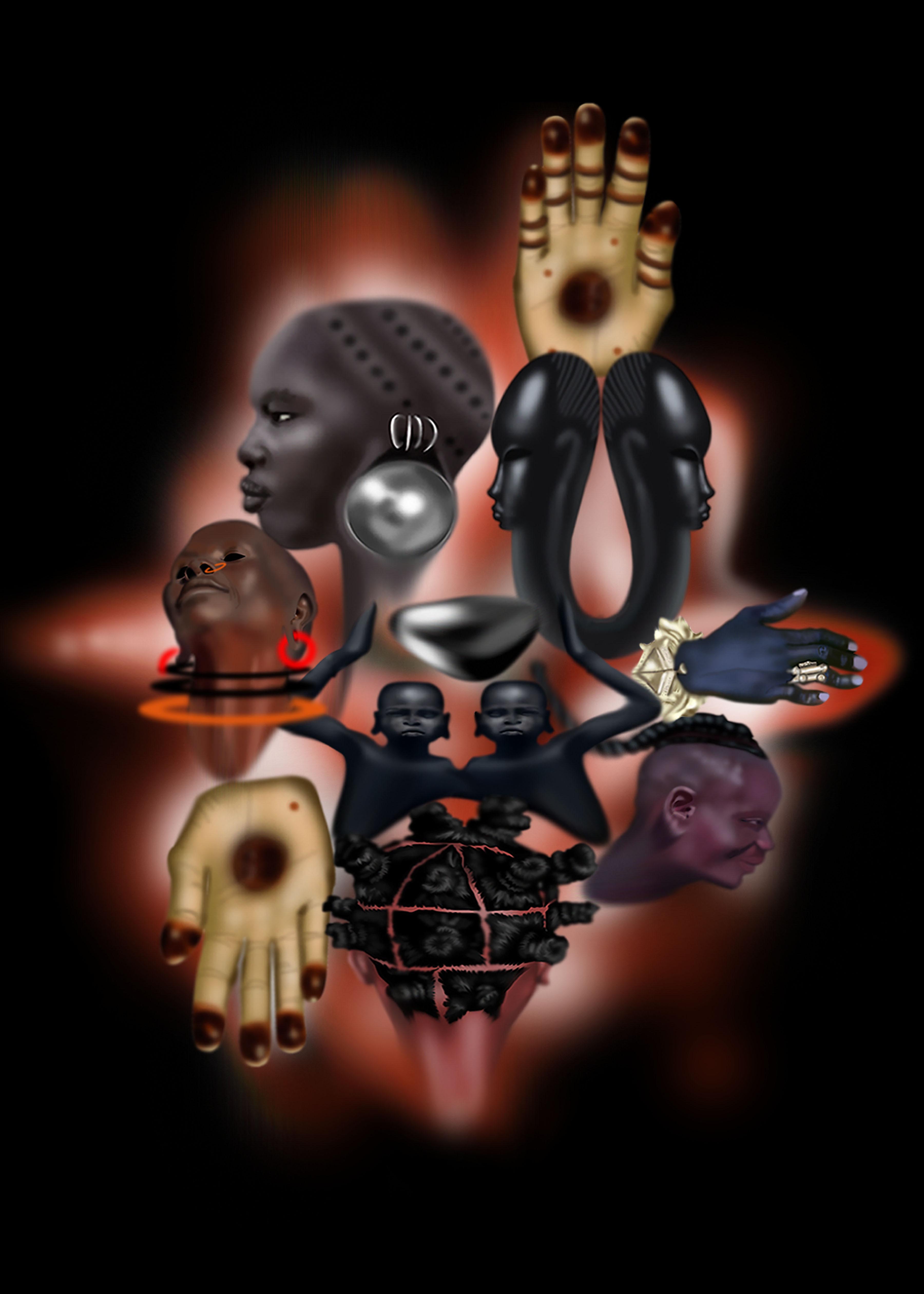 Moses Adesanya’s Homecoming Kaleidoscope Artwork Illustration