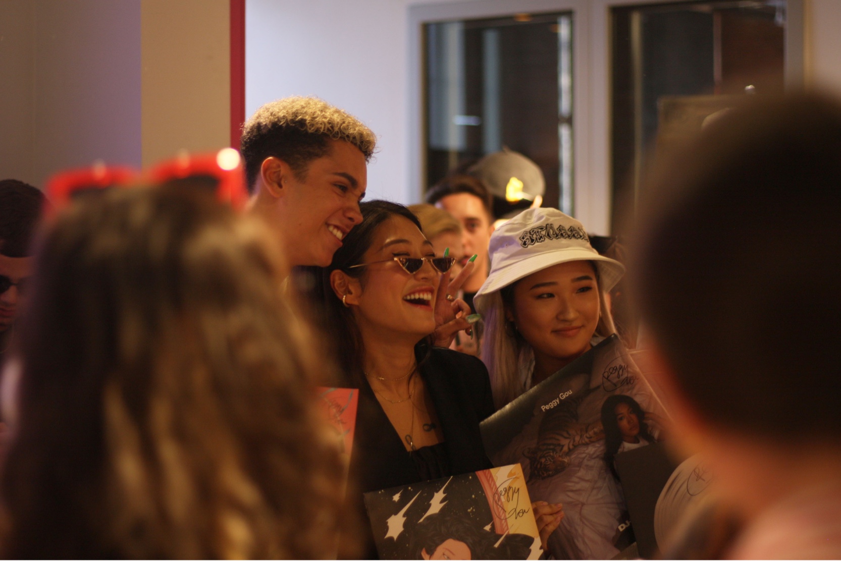 Peggy Gou having a picture with fans