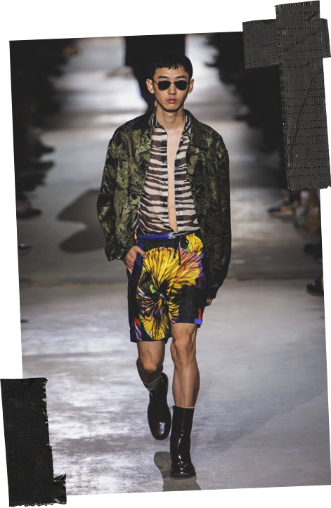 Dries Van Noten Menswear Brief Shorts SS20 Mens Trend Pink