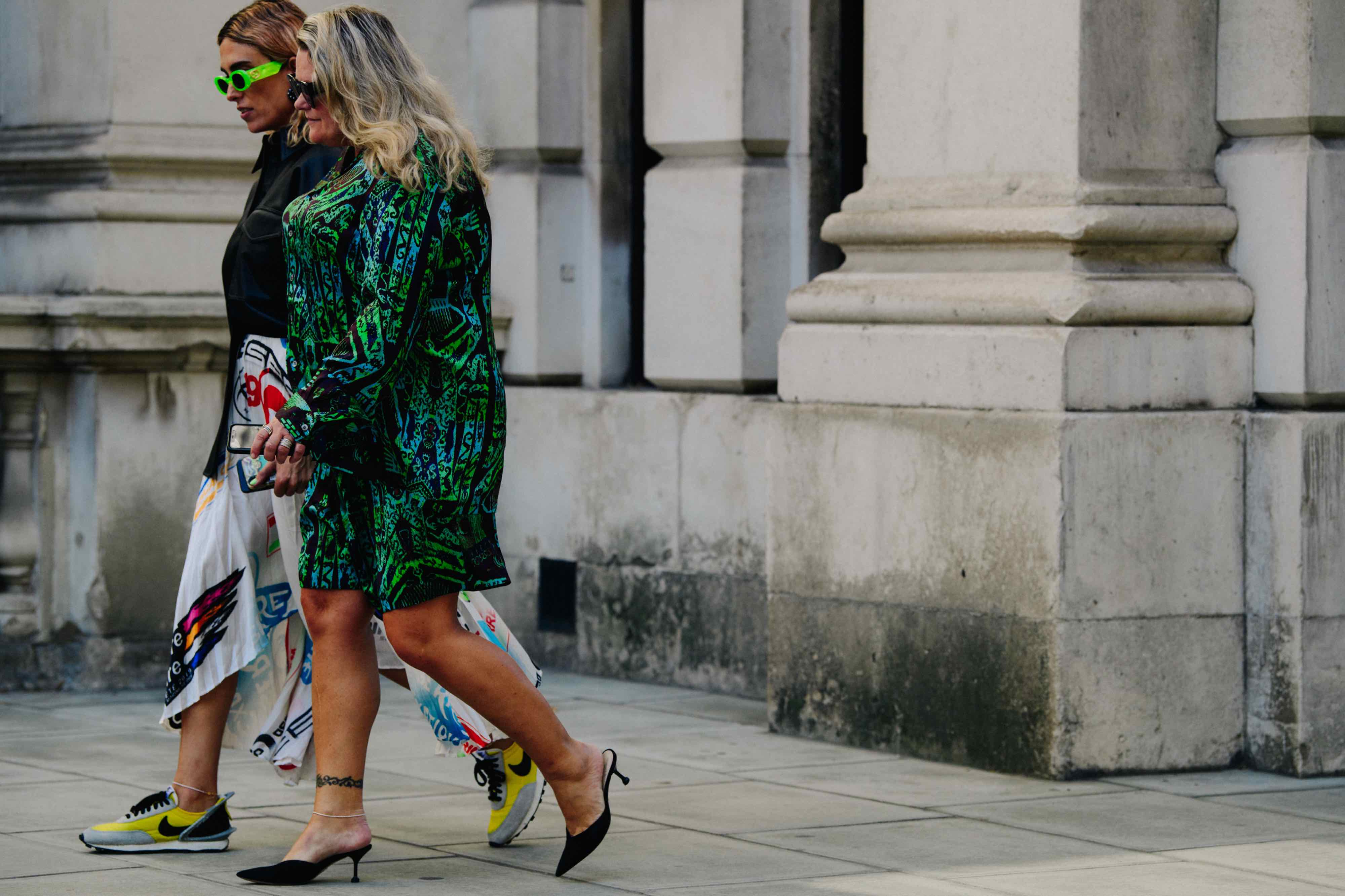 Browns brand engagement director Tyler Psarras and buying director Ida Petersson shot by photographer Adam Katz Sinding.