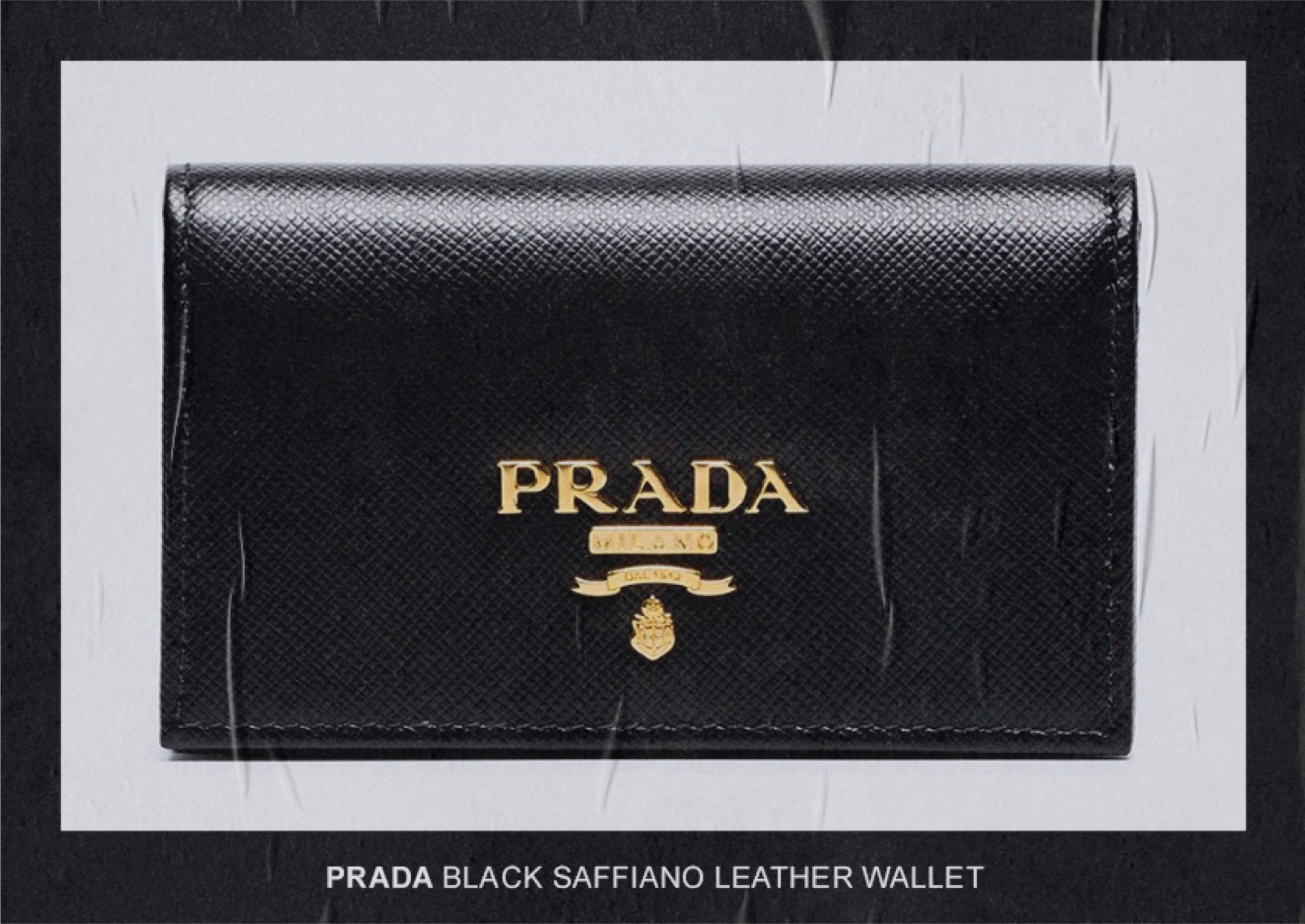 Prada Black Leather Wallet