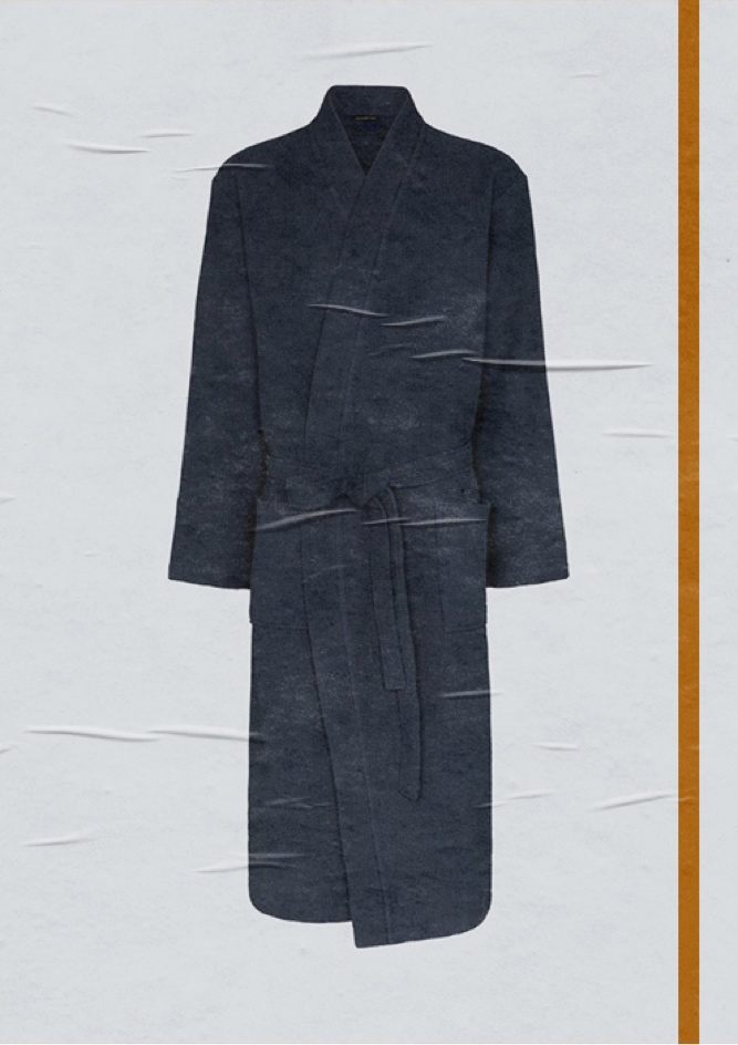 Schiesser Waffle Cotton Robe