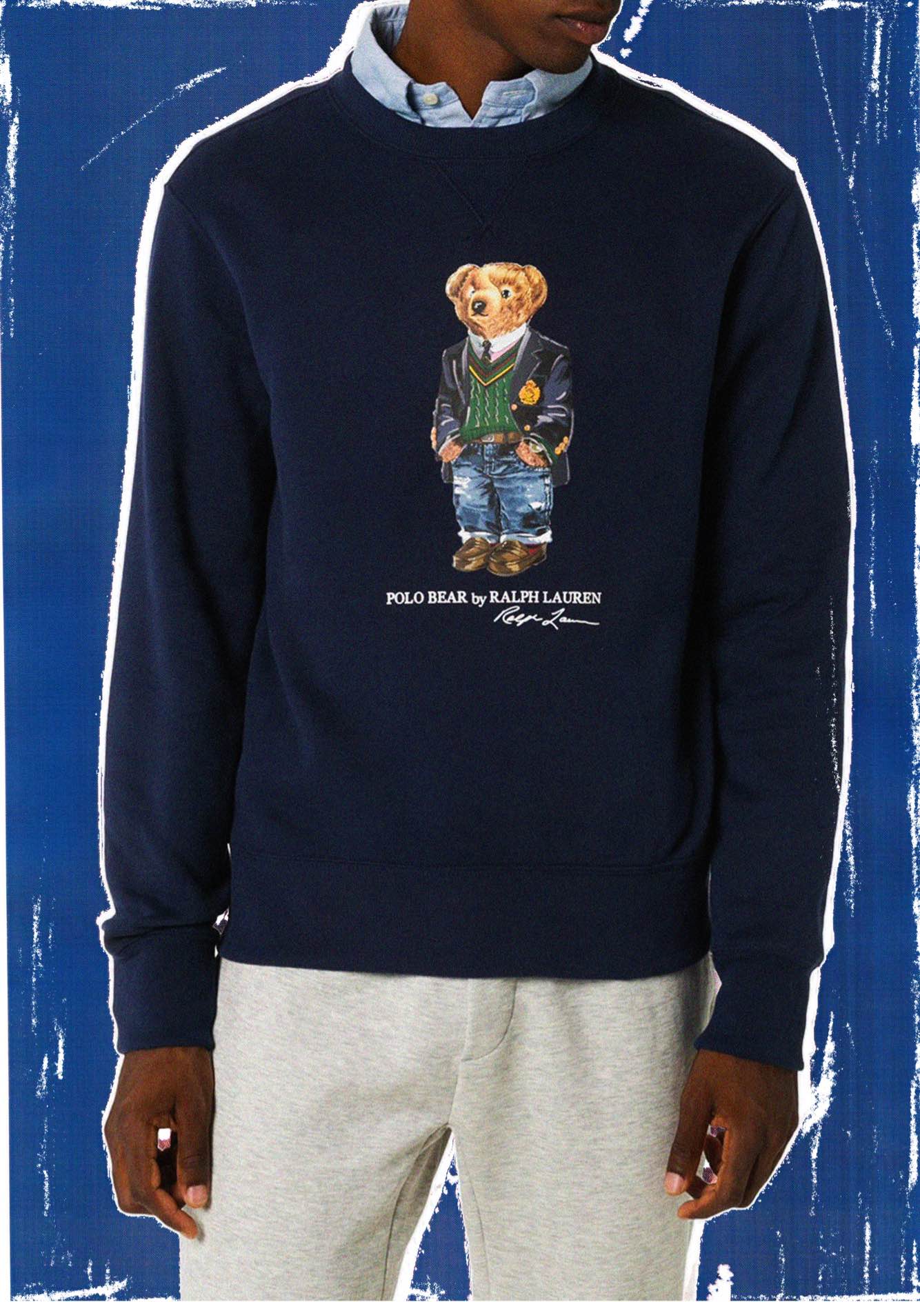 polo bear skateboard sweater