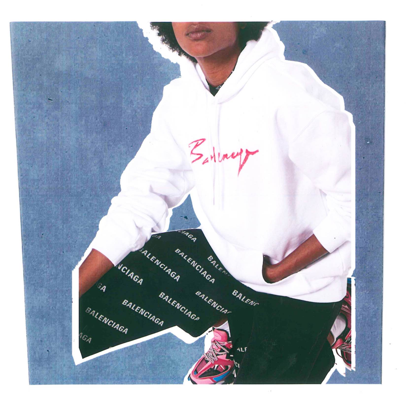 Balenciaga lipstick hoodie