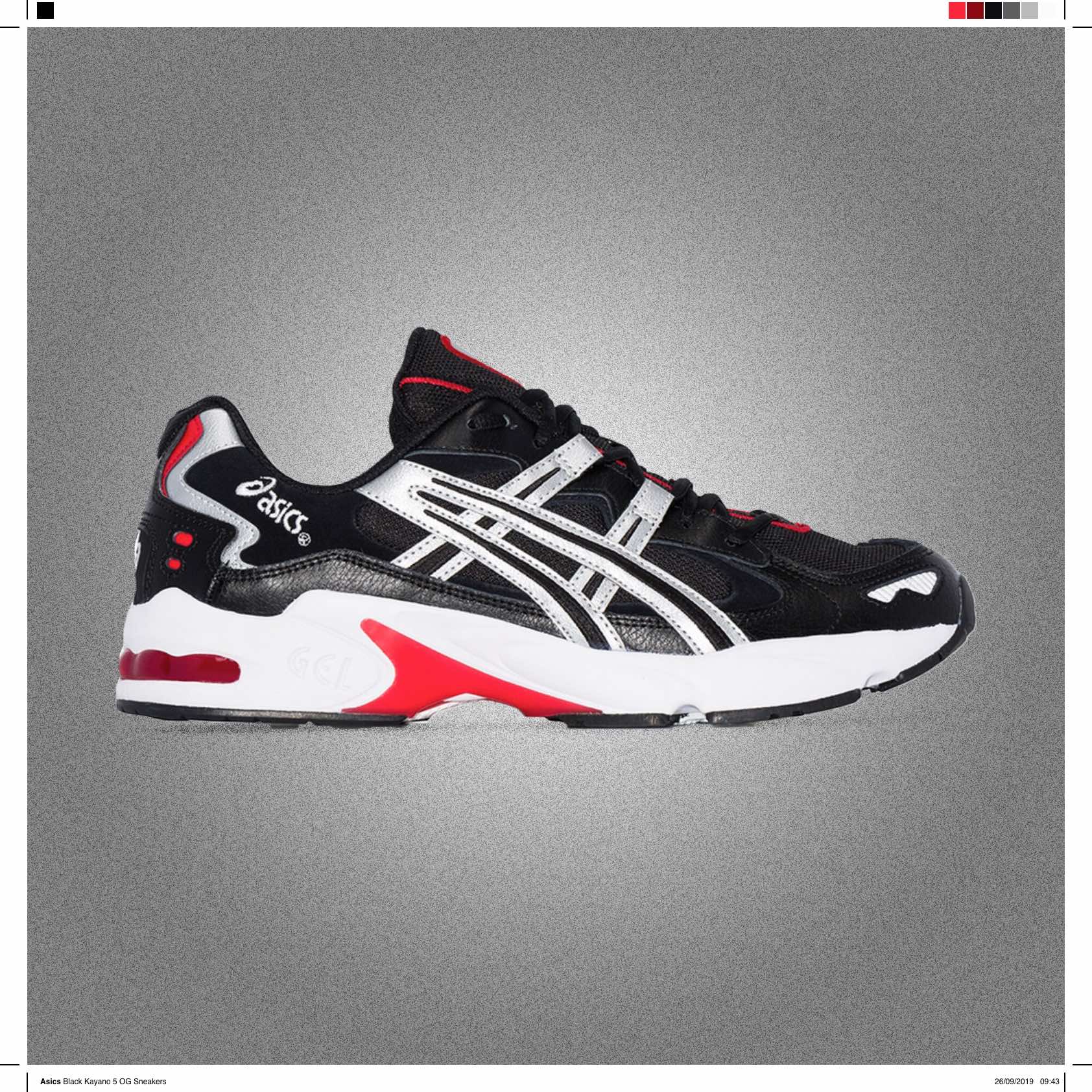 Asics GEL-Kayano 5 OG Black Multi Sneakers