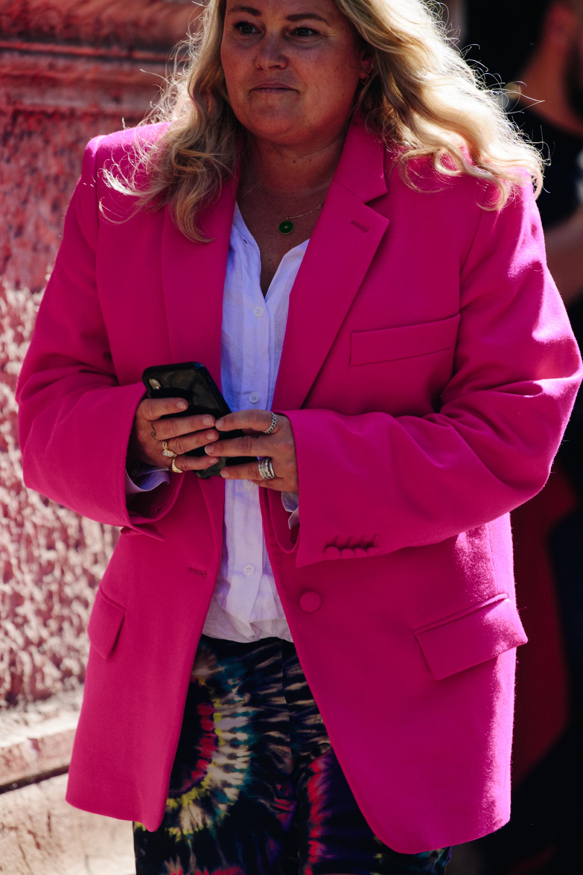 Ida Pettersson wearing Attico at Milan Fashion Week SS20