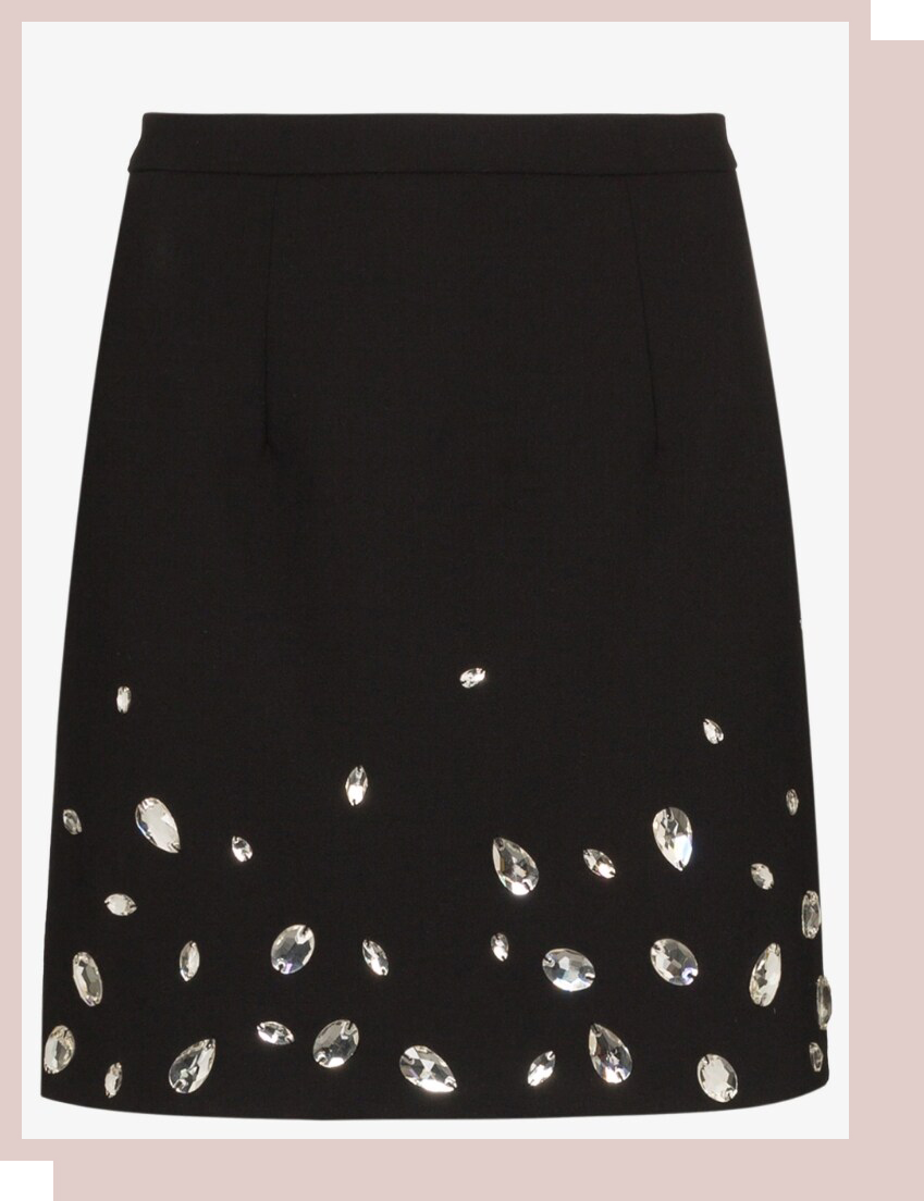 Christopher Kane Crystal Embellished Skirt