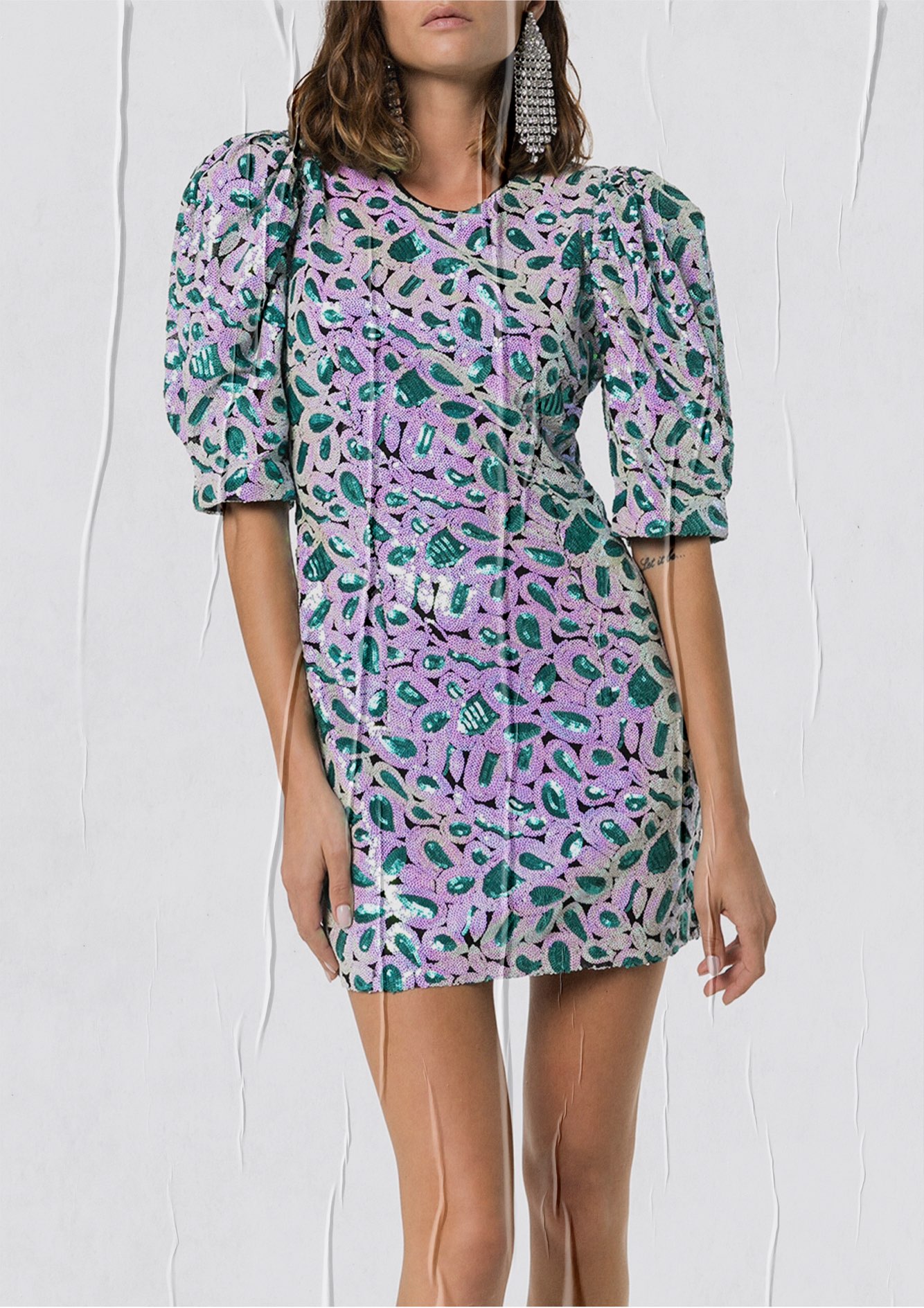 Rotate Christina Sequinned Mini Dress