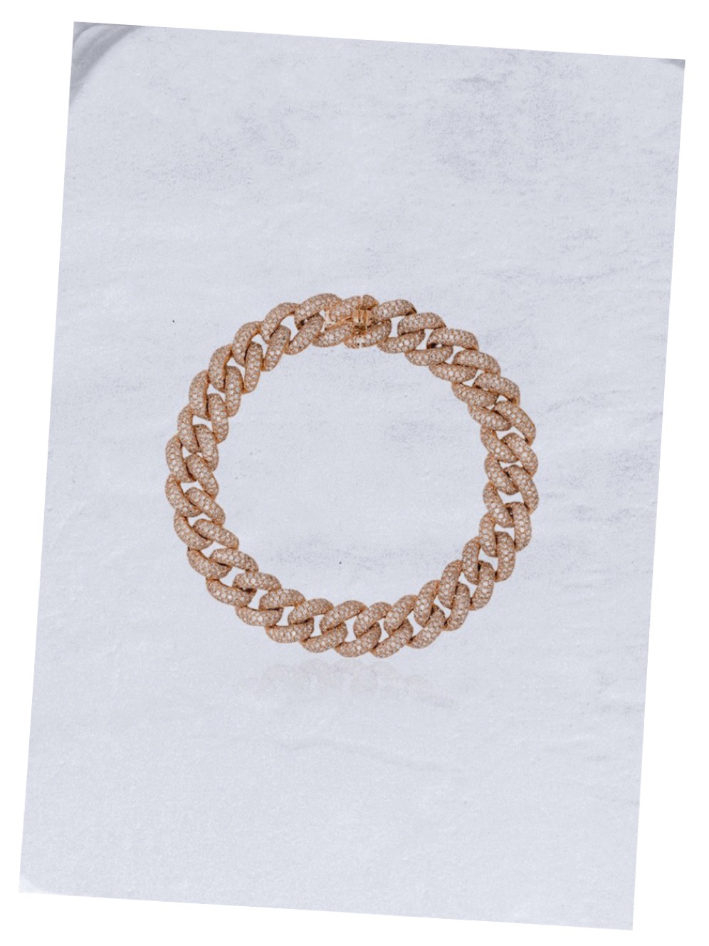 Shay 18K Rose Gold Chunky Chain Diamond Bracelet