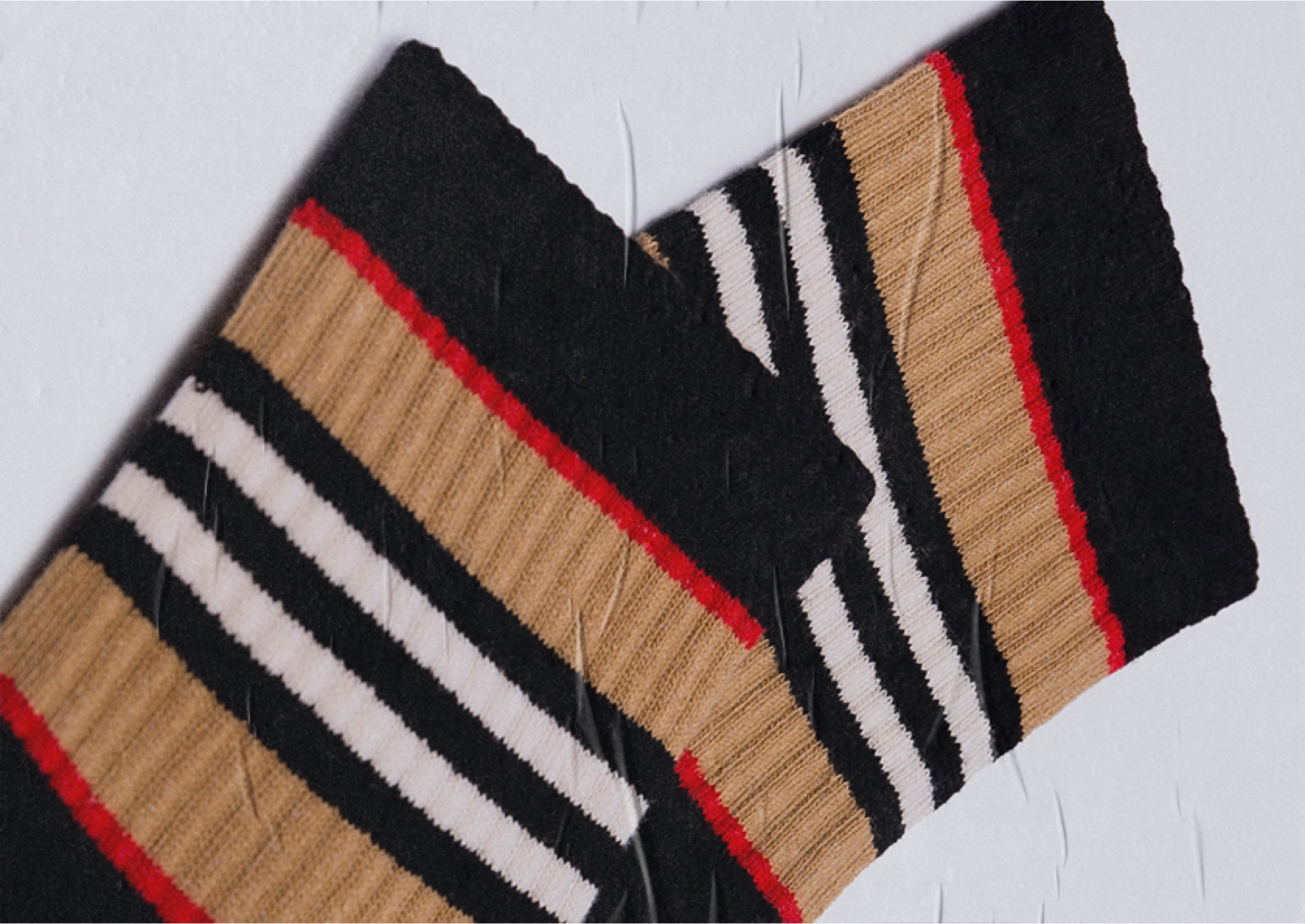 Burberry Icon Stripe Intarsia Cotton Blend Socks