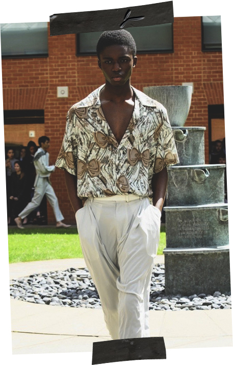 Edward Crutchley Mens SS20 Print Graphic Design