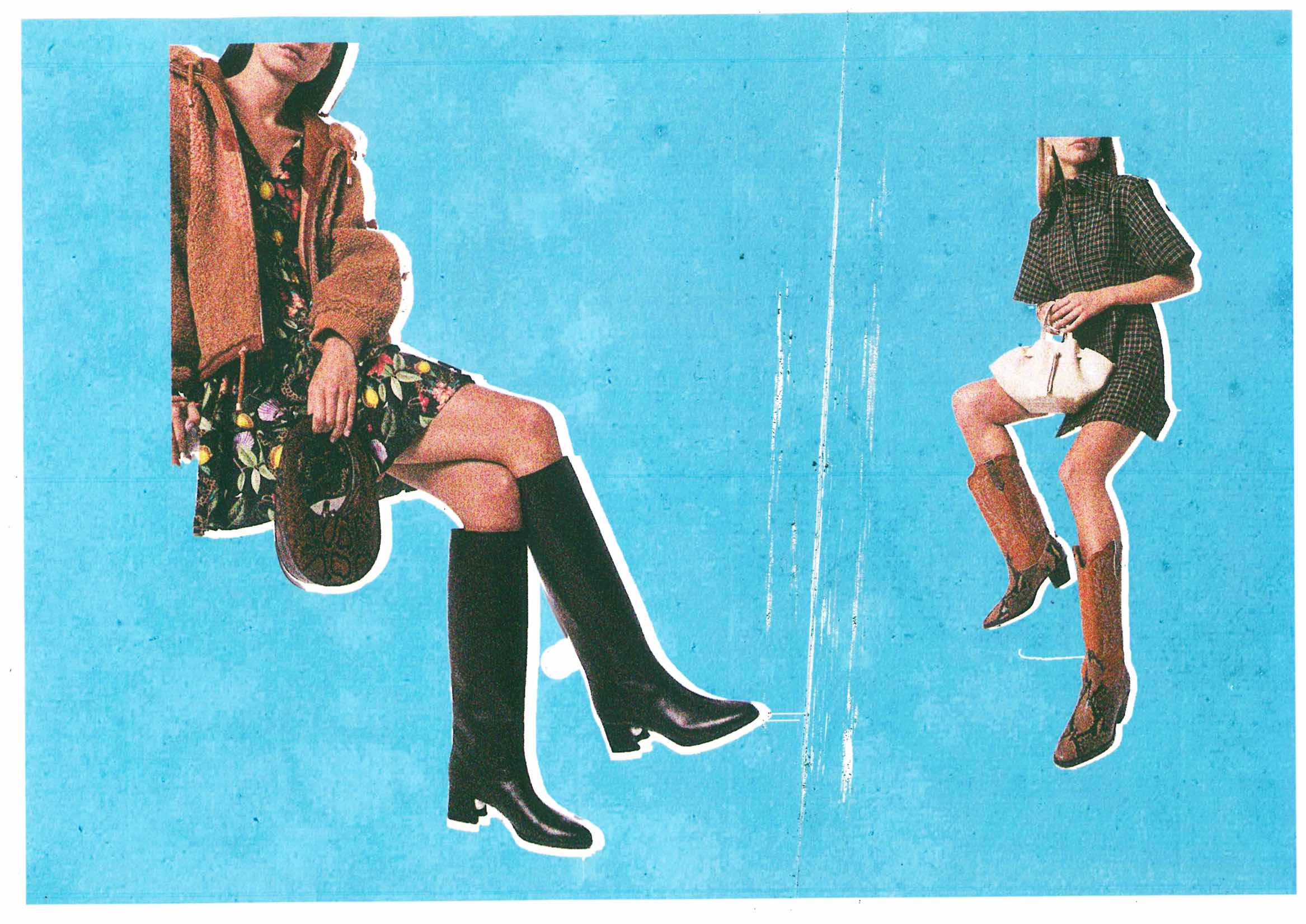 Nicholas kirkwood black Miri 55 knee high boots Paris Texas brown snake print 60 leather cowboy boots