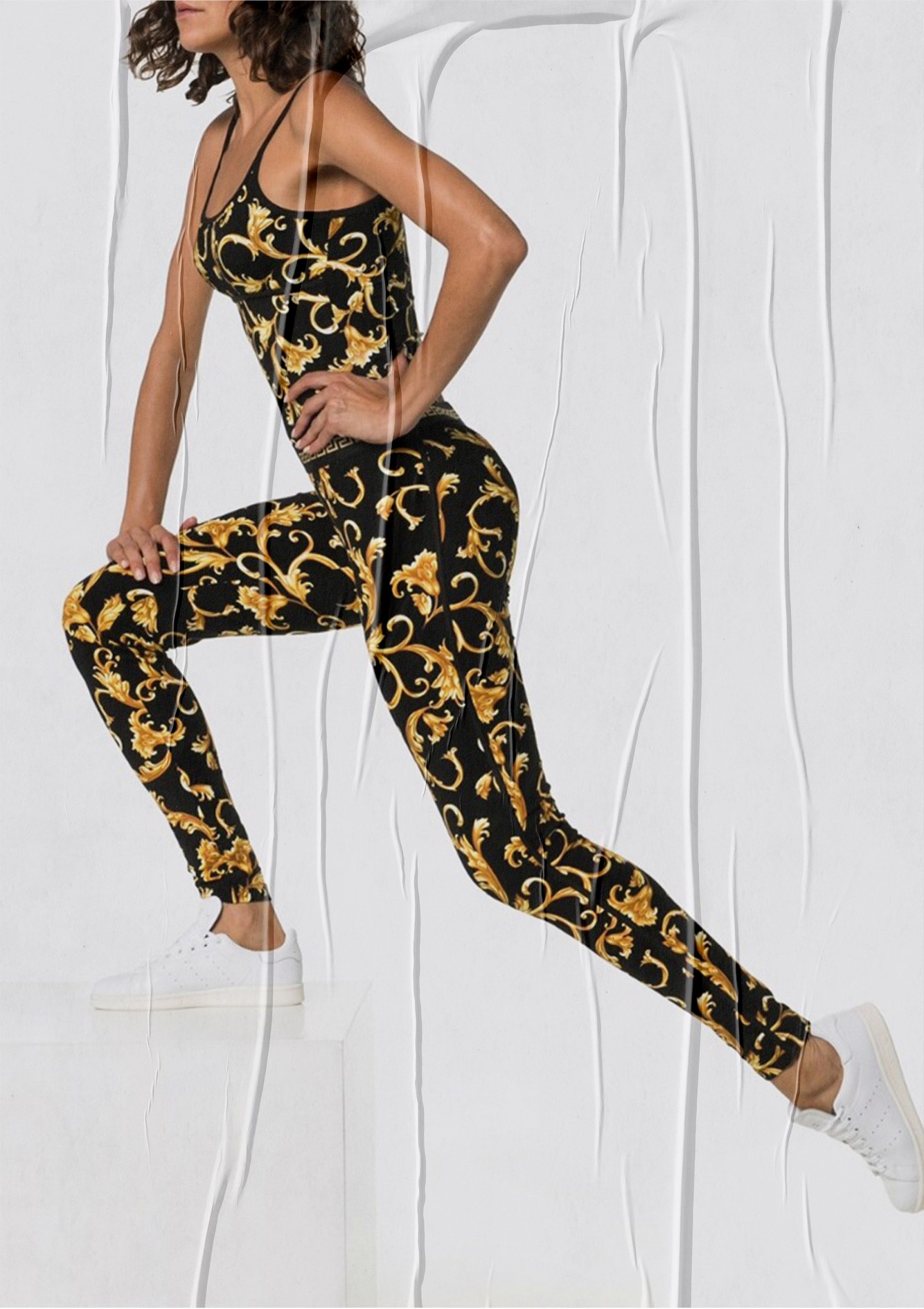 Versace Baroque Print Leggings