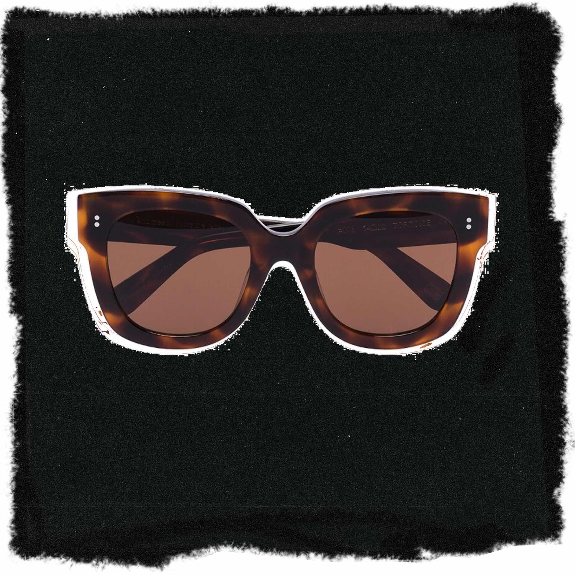 Chimi Brown Tortoiseshell Square Sunglasses