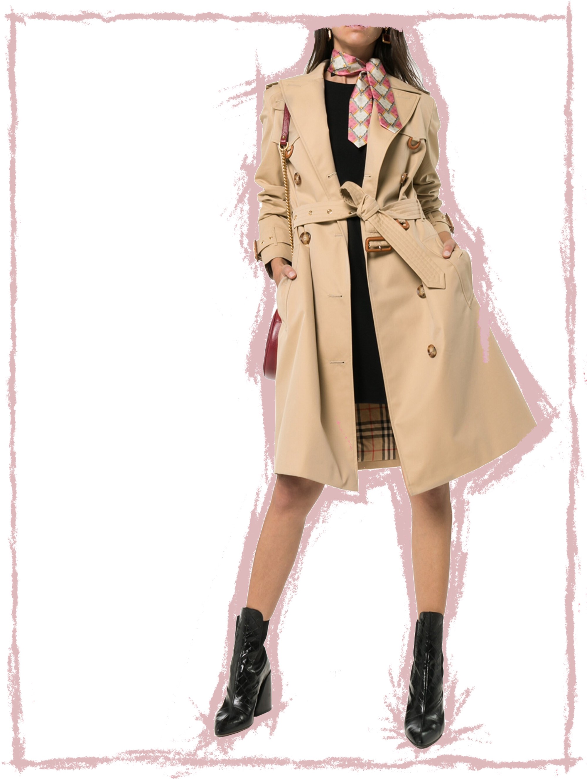 D-Ring Gabardine Trench Coat by Burberry