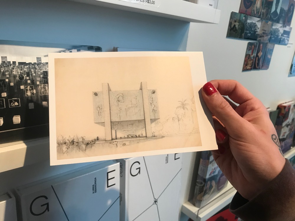 Postcards at MASP