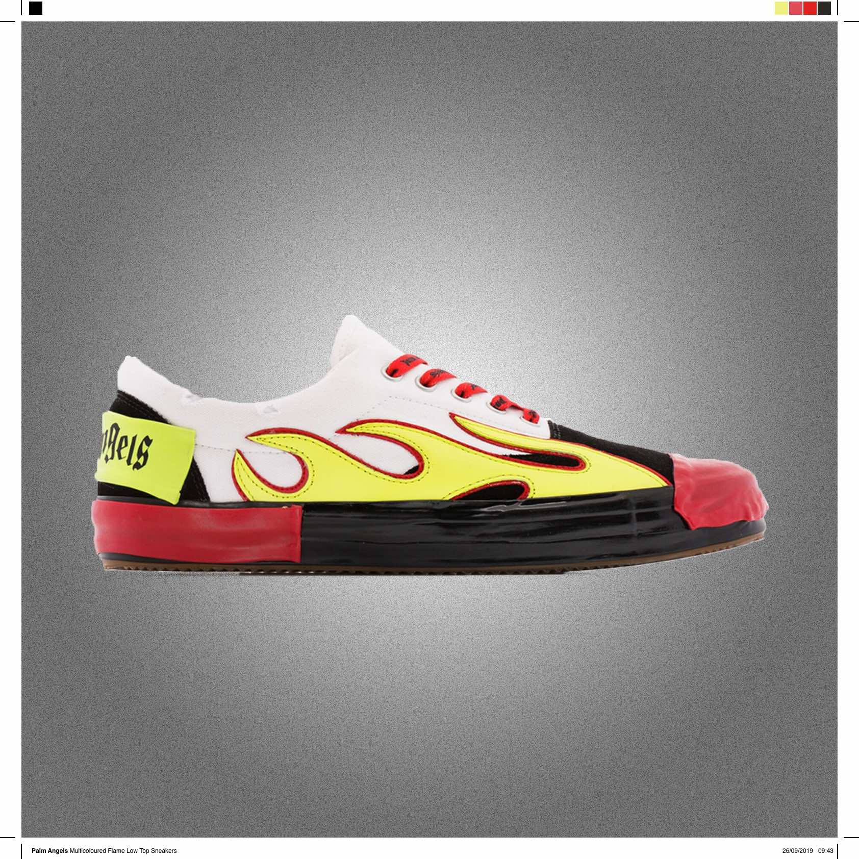 Palm Angels Flame Low Top Sneakers