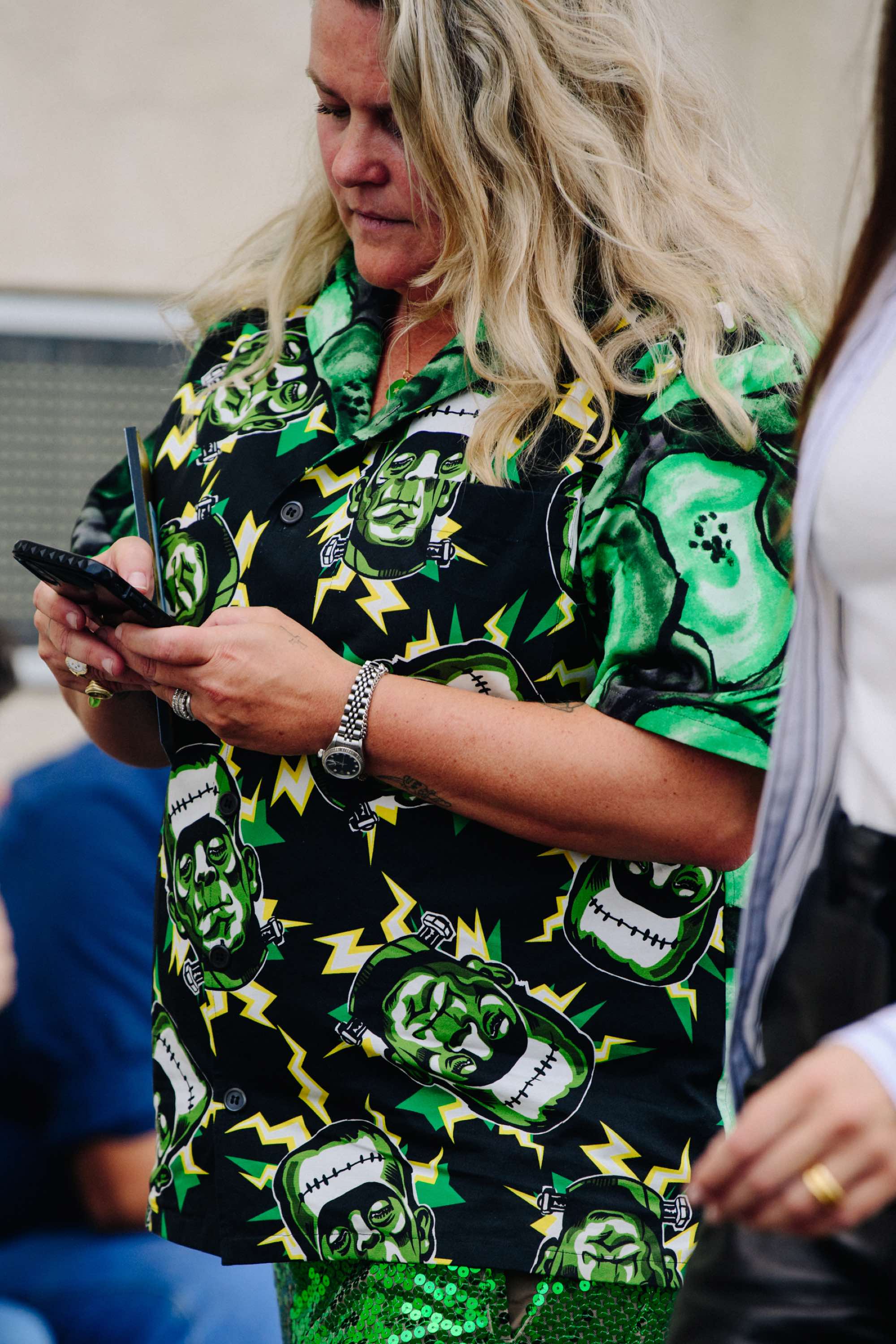 Ida Pettersson wearing Prada at Milan Fashion Week SS20