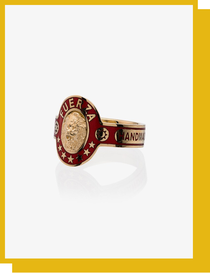 Foundrae Cigar Band 18kt Gold Ring