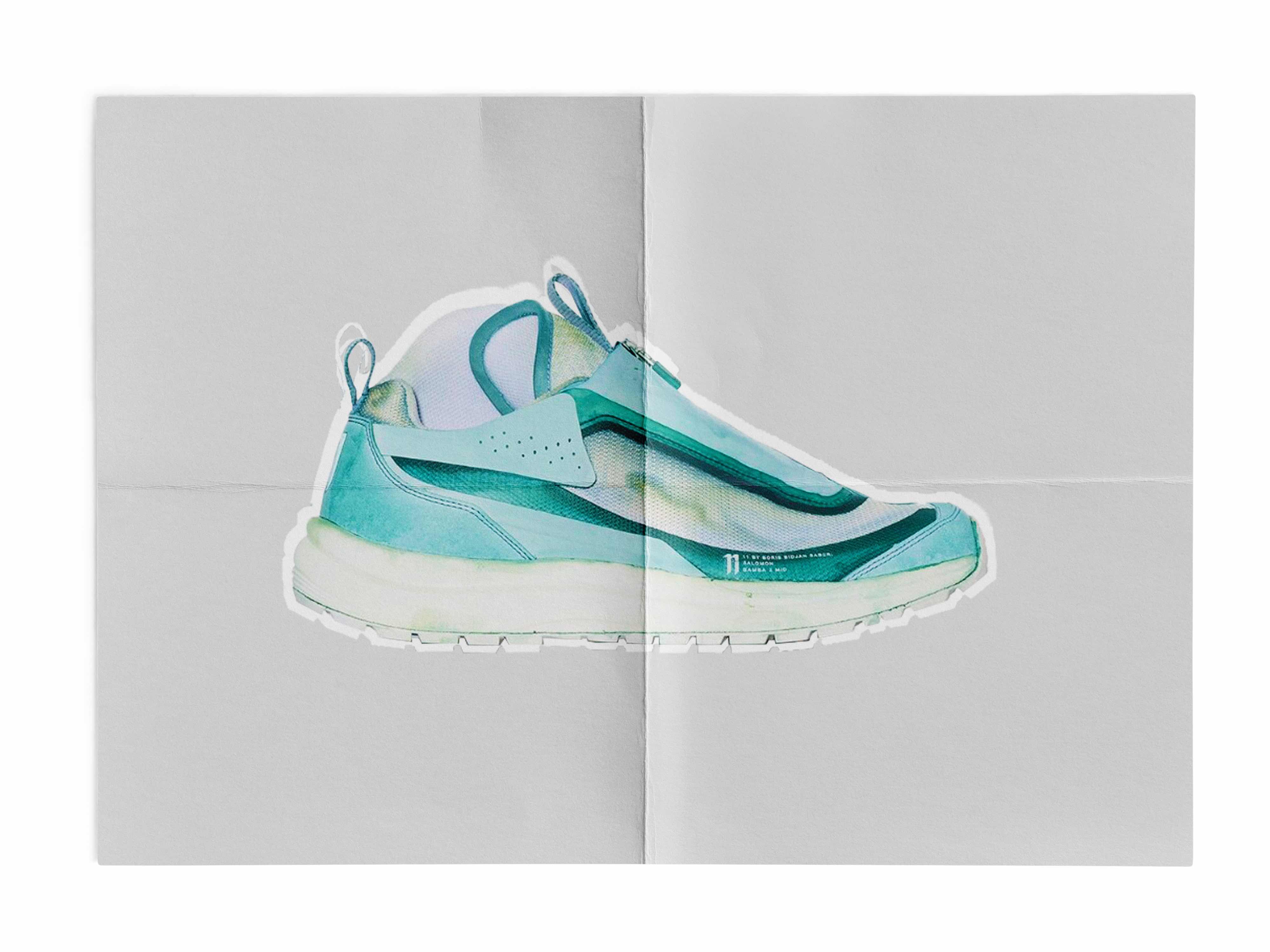 Boris Bidjan Saberi X Salomon S/Lab Bamba 2 Pale Blue Sneakers