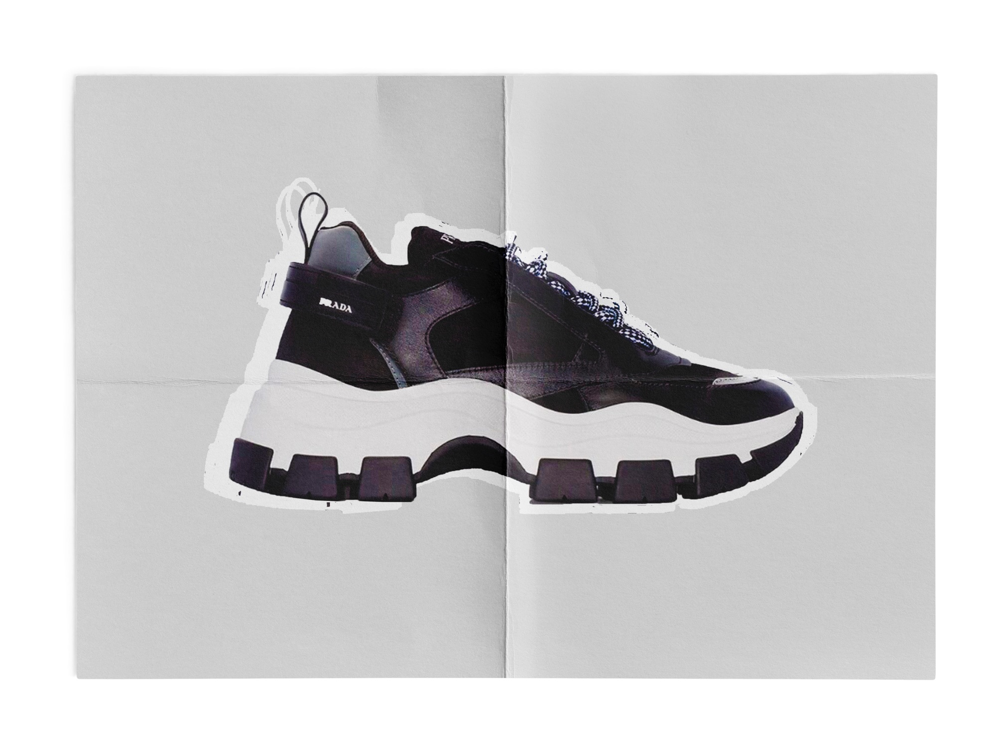 prada pegasus chunky sole sneakers