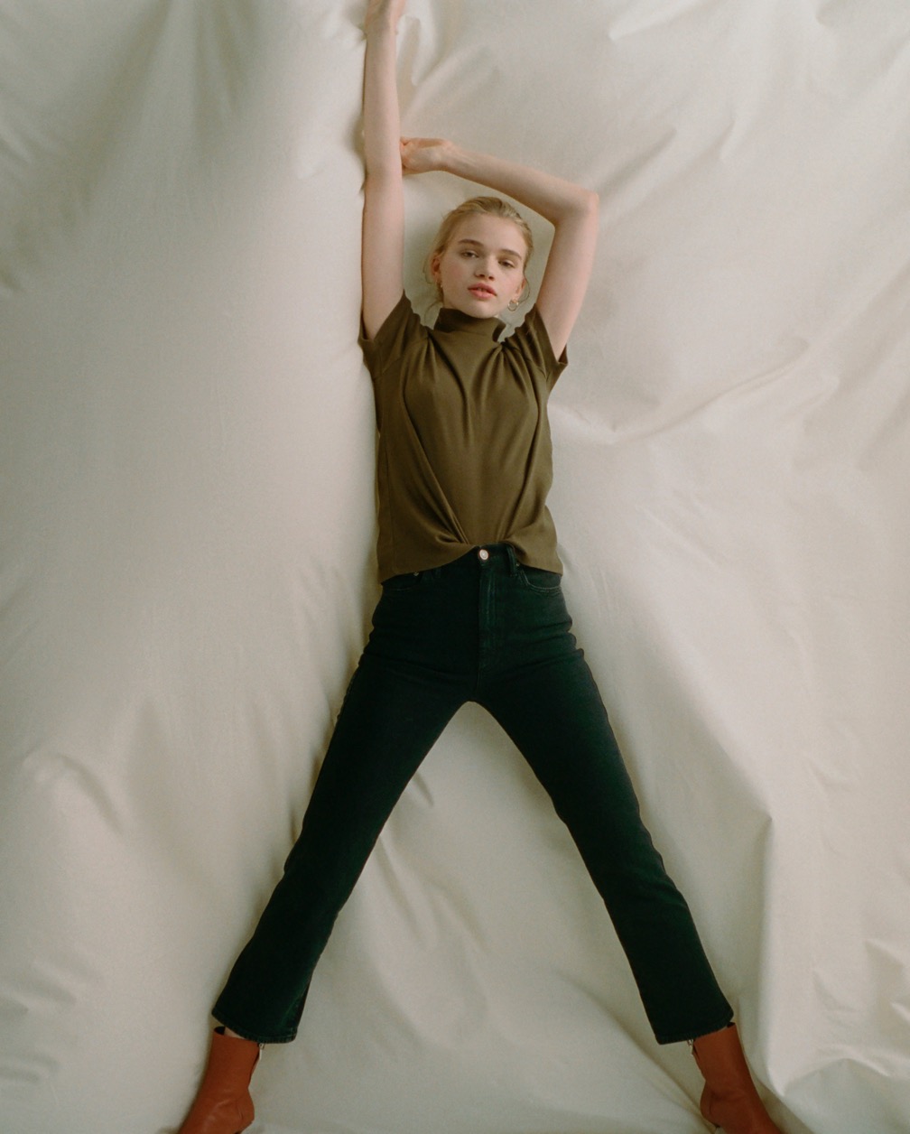 AGOLDE High Waist Straight Leg Jeans