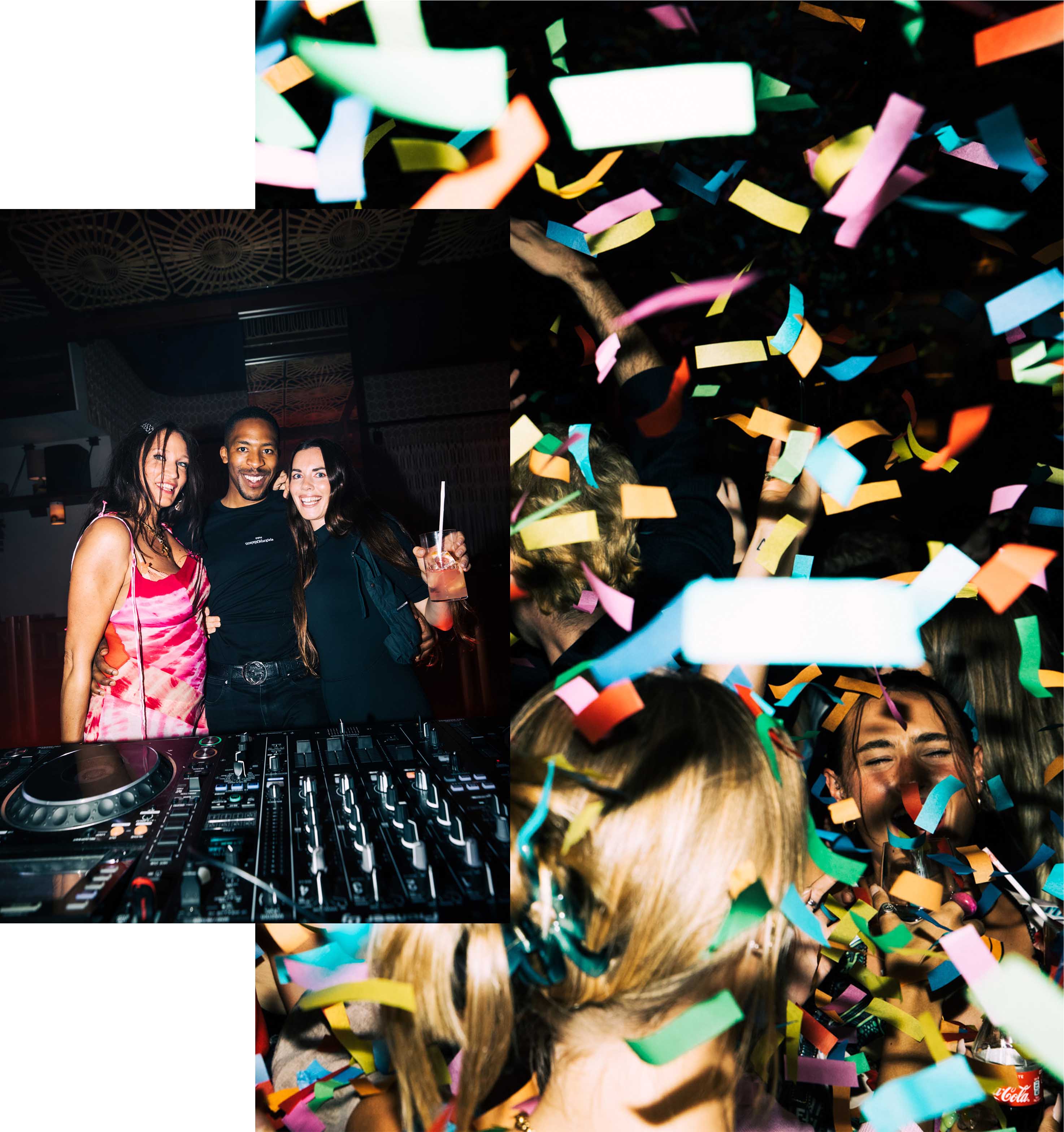 7. It’s Home To The Best Parties - Lulu Kennedy, James Massiah and Raphaelle Moore - 8 Reasons To Love London Fashion Week