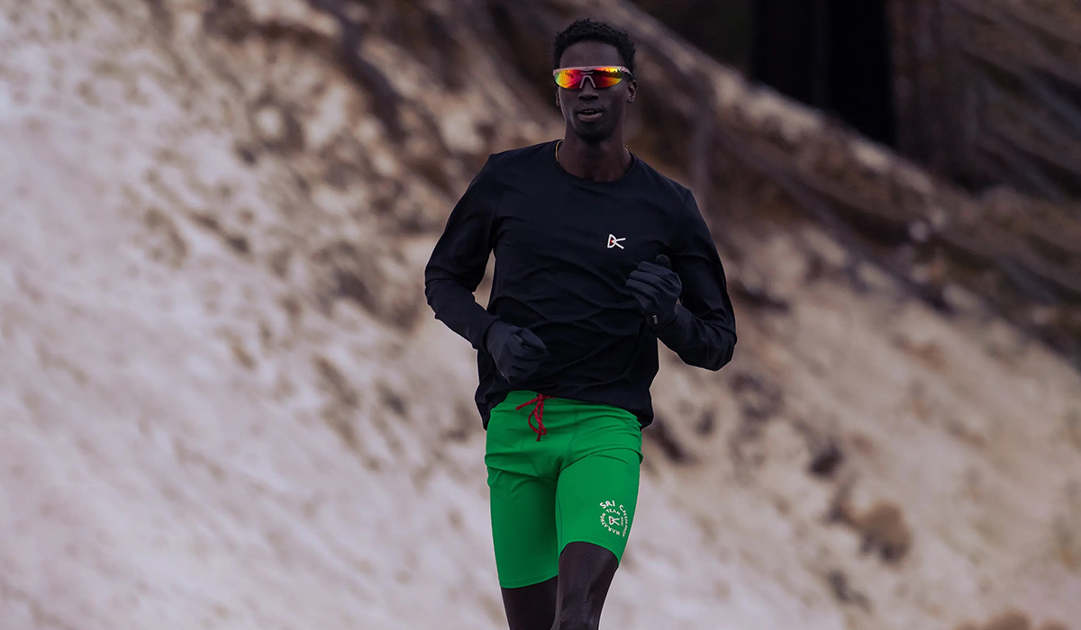 New Year’s Resolutions 2023 - Browns Fashion 2022 - District Vision Green TomTom Running Half Tights