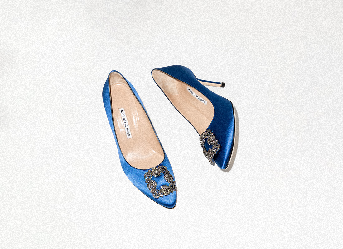 5. Manolo Blahnik Hangisi Buckle Pumps