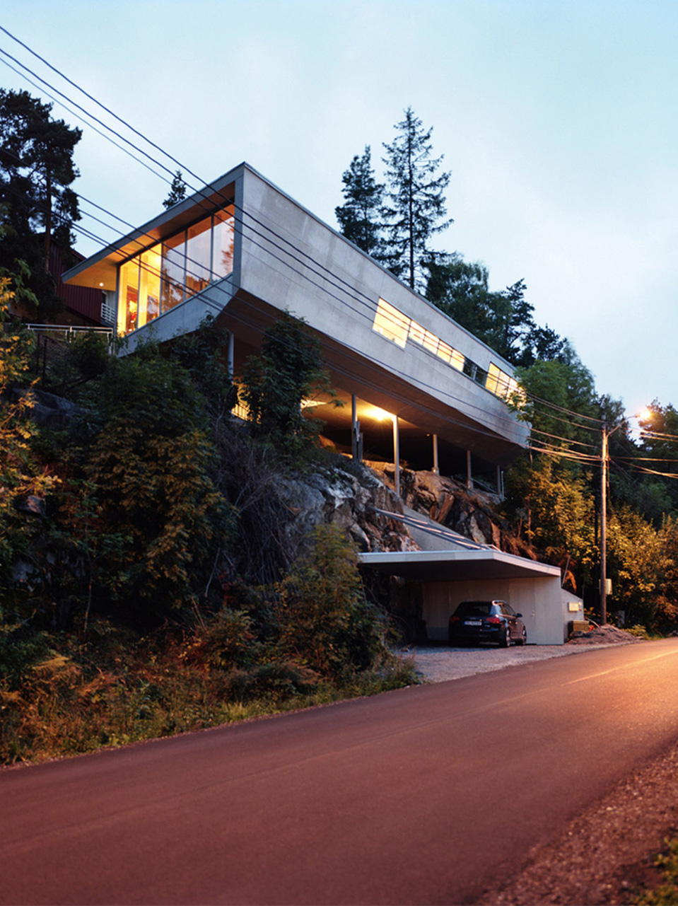 “Edge House, our home just outside of Oslo.