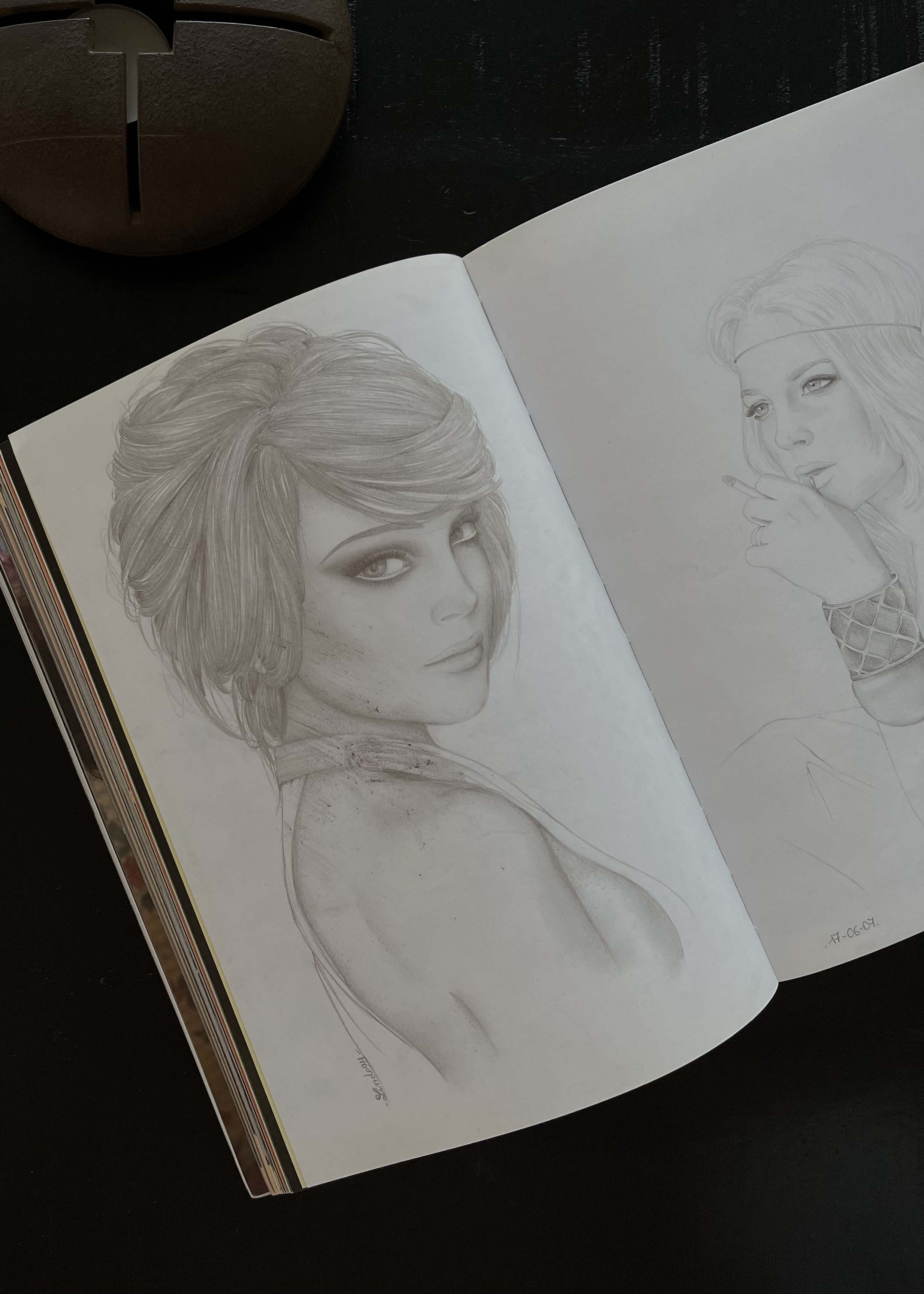 24 Hours With… Ludovic De Saint Sernin “A sketch I did of Lindsay Lohan when I was a teenager!”