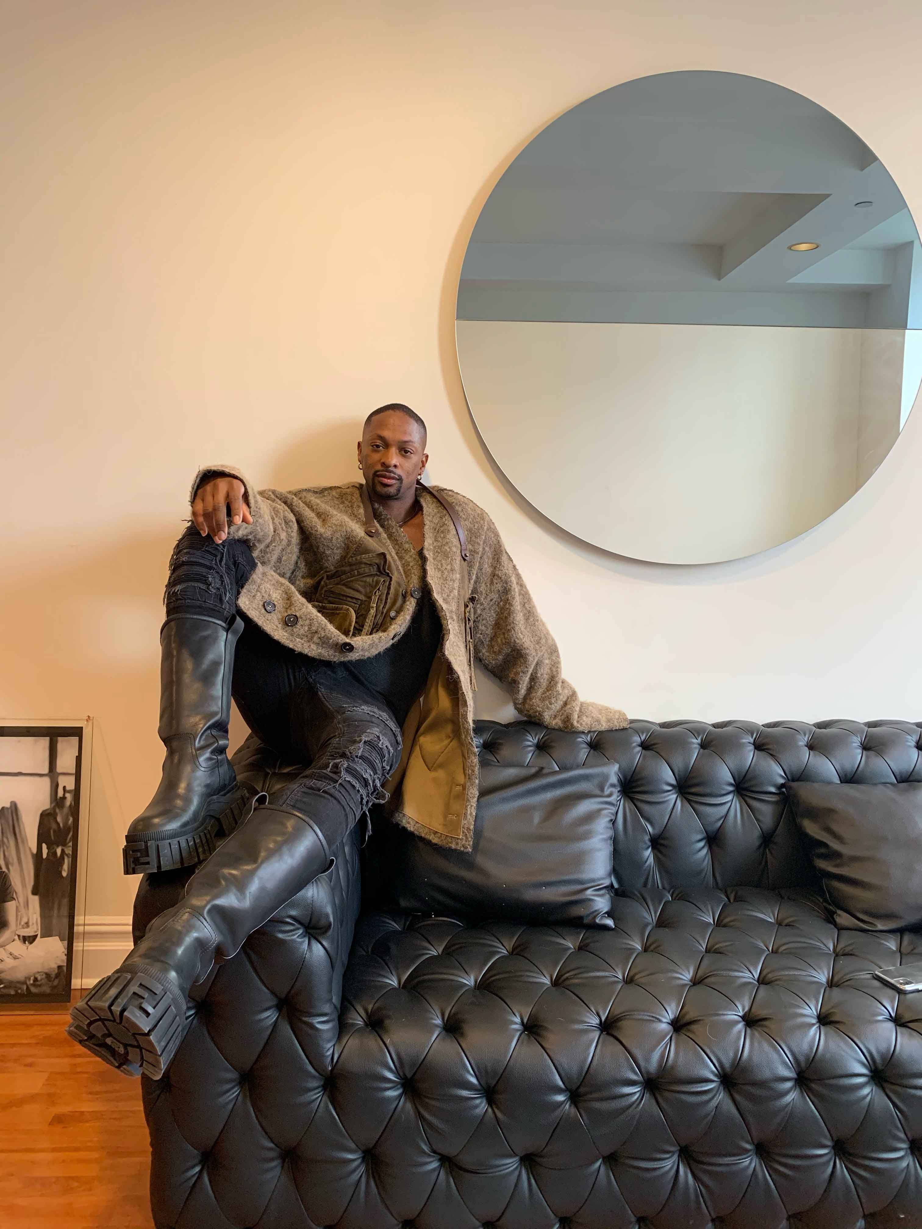 “Off to the office in Long Island City. It’s special to me that I am able to create there since I grew up in Queens.” LaQuan Smith