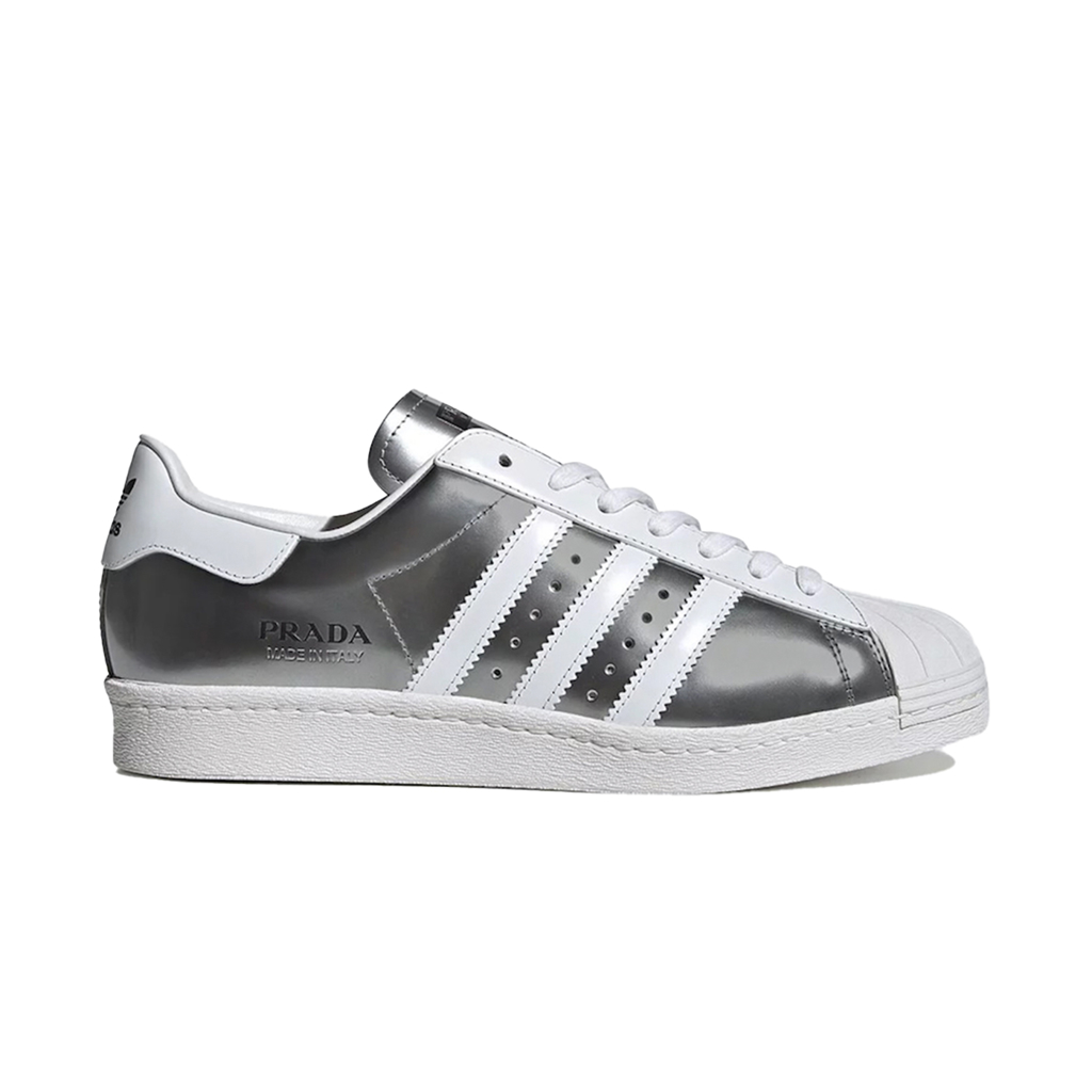 Prada X adidas Originals Superstar (Silver)